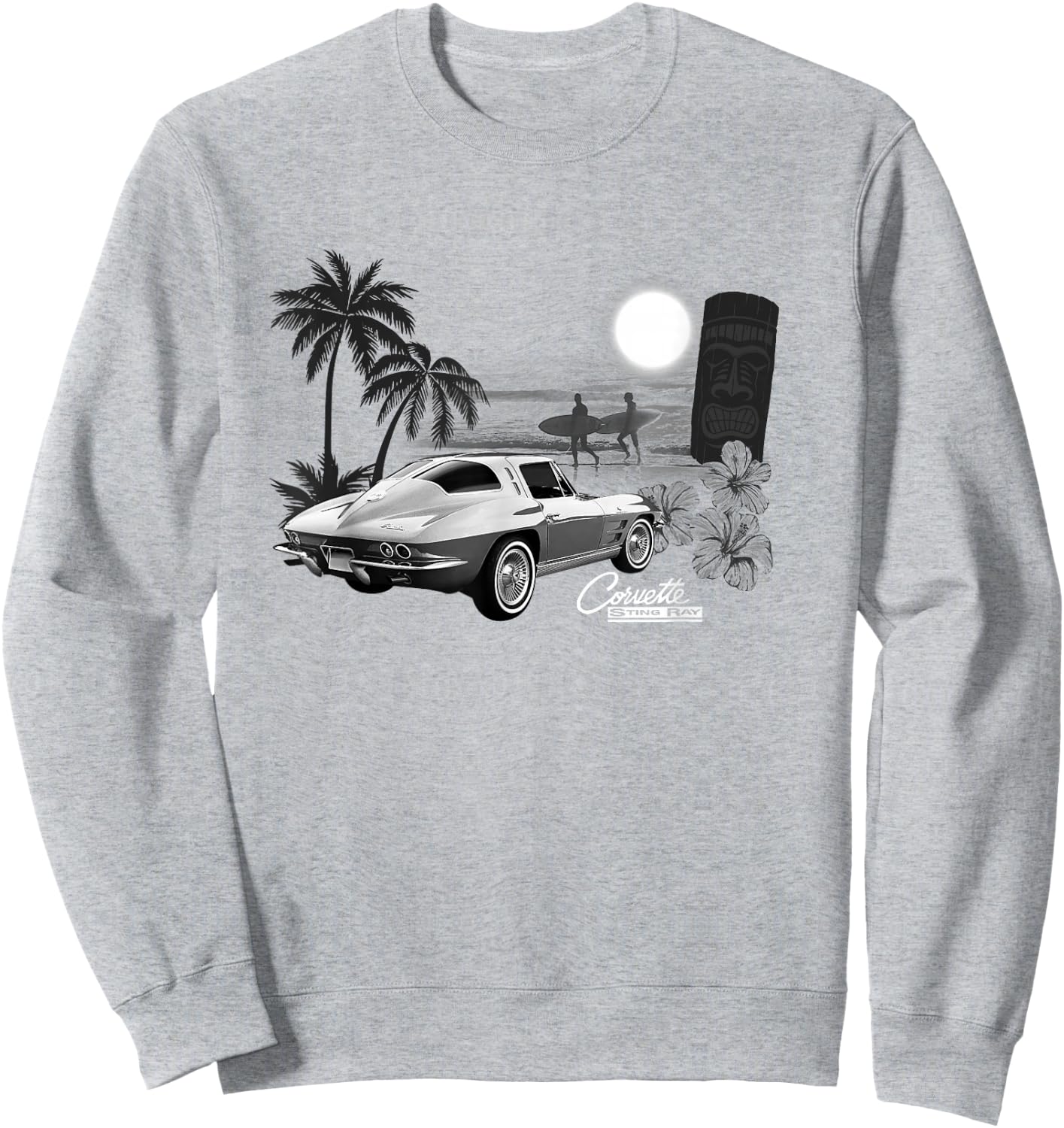 Chevrolet Corvette Sting Ray | #35394 Sweatshirt - Sweatshirt | Ash