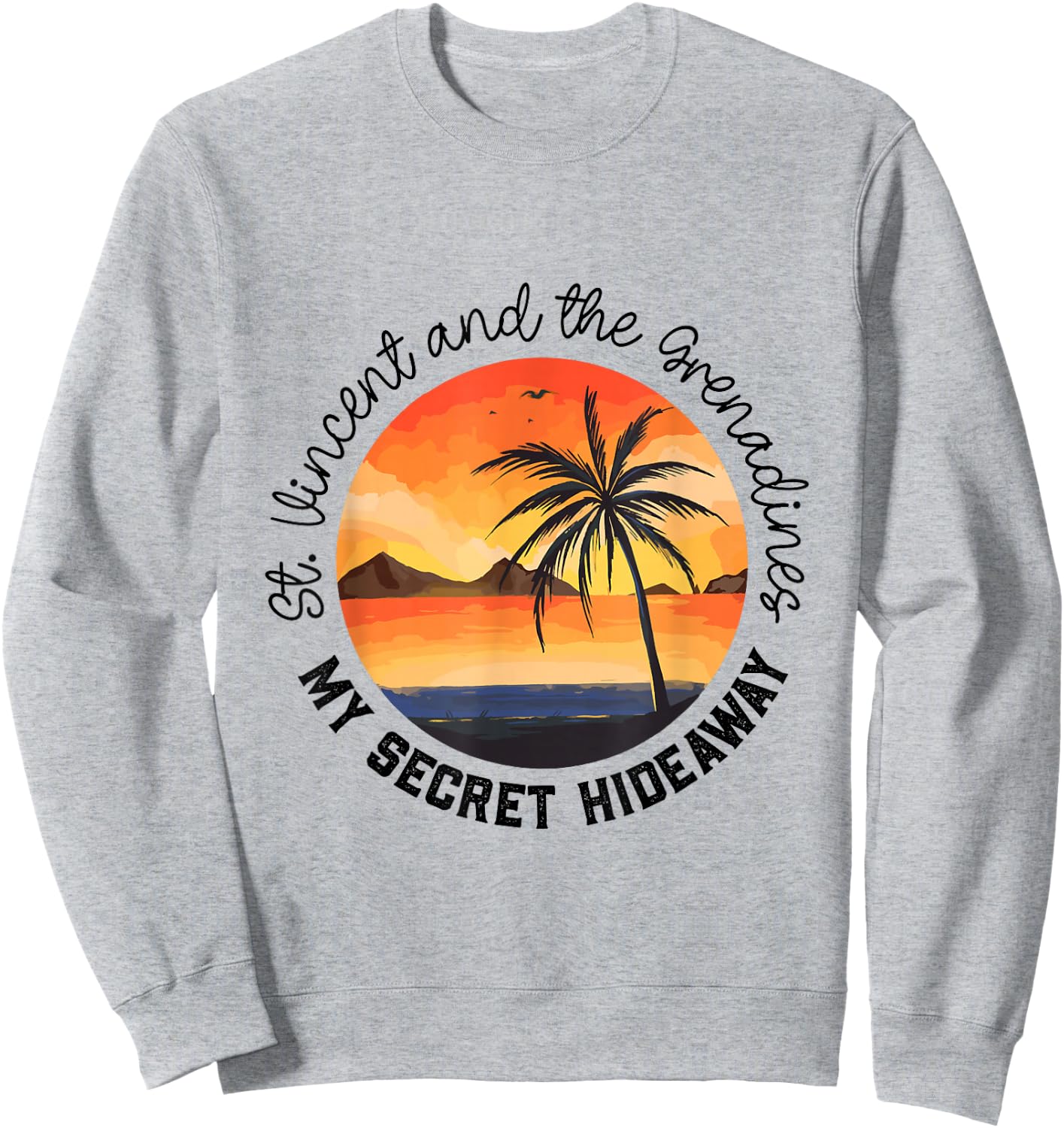 Secret Place St Vincent and the Grenadines Sweatshirt - Sweatshirt | Ash