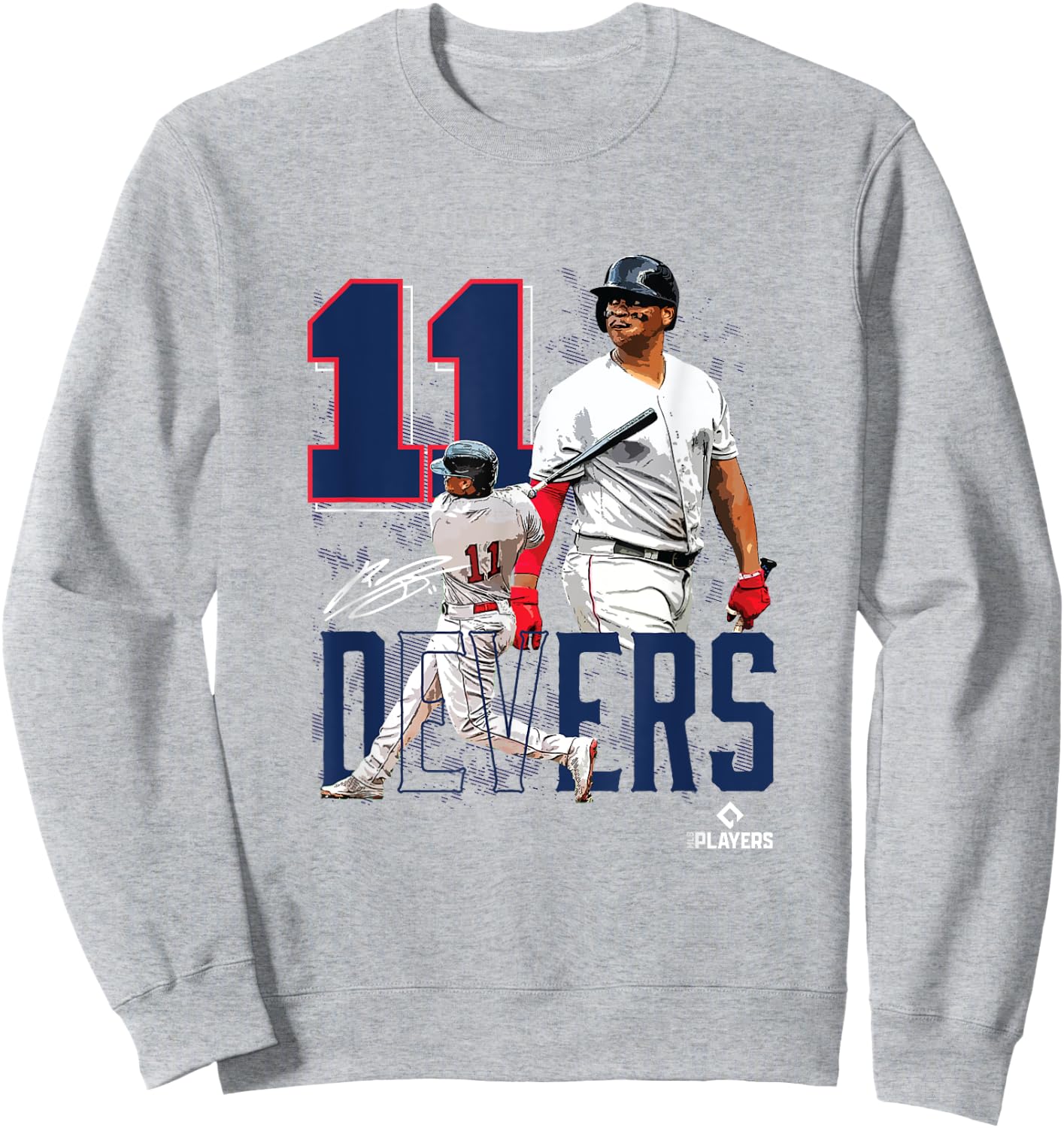 Rafael Devers | Boston Baseball Players | MLBRDS3003 Sweatshirt - Sweatshirt | Ash