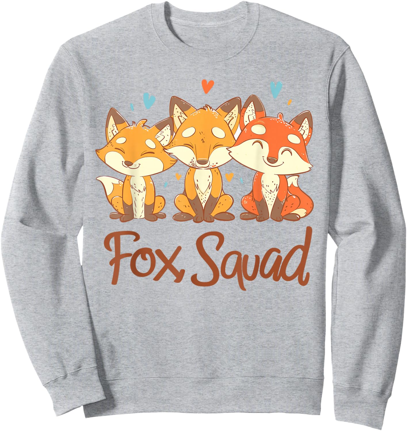 Fox Squad Design for Fox Lover Stuff | Cool Fox Sweatshirt - Sweatshirt | Ash