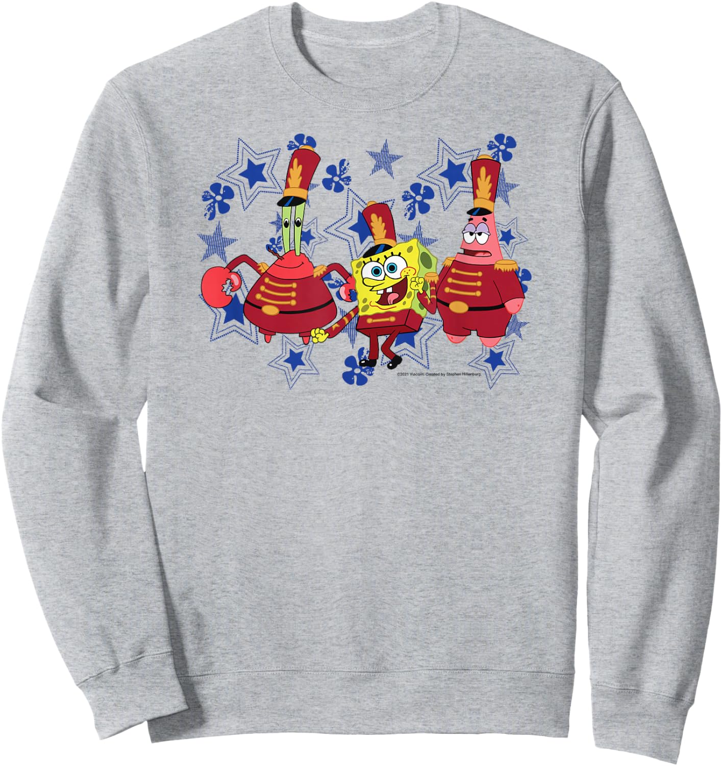 SpongeBob SquarePants - Patrick and Mr. Krabs Sweet Victory Sweatshirt - Sweatshirt | Ash