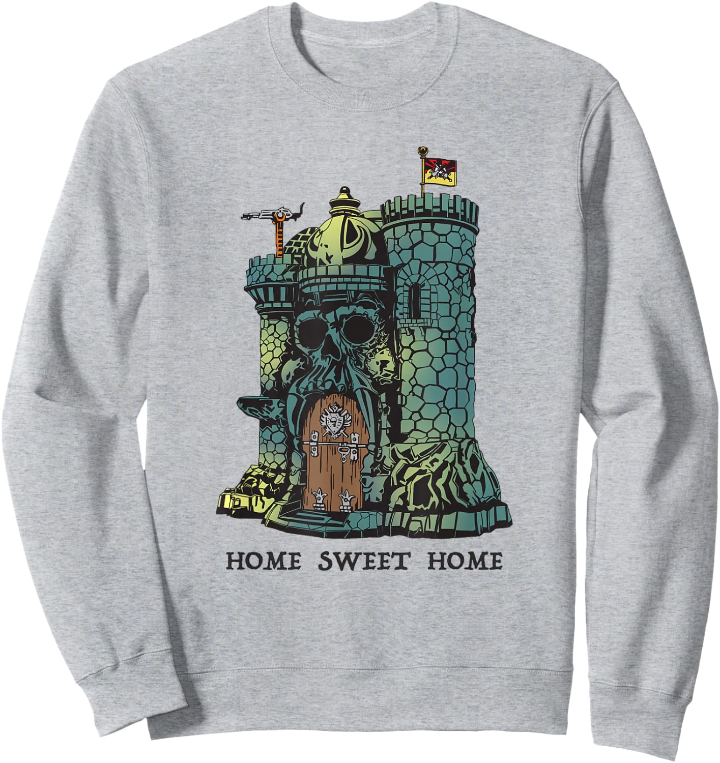 Home Sweet Home Castle He Man Toy 1980 Sweatshirt - Sweatshirt | Ash