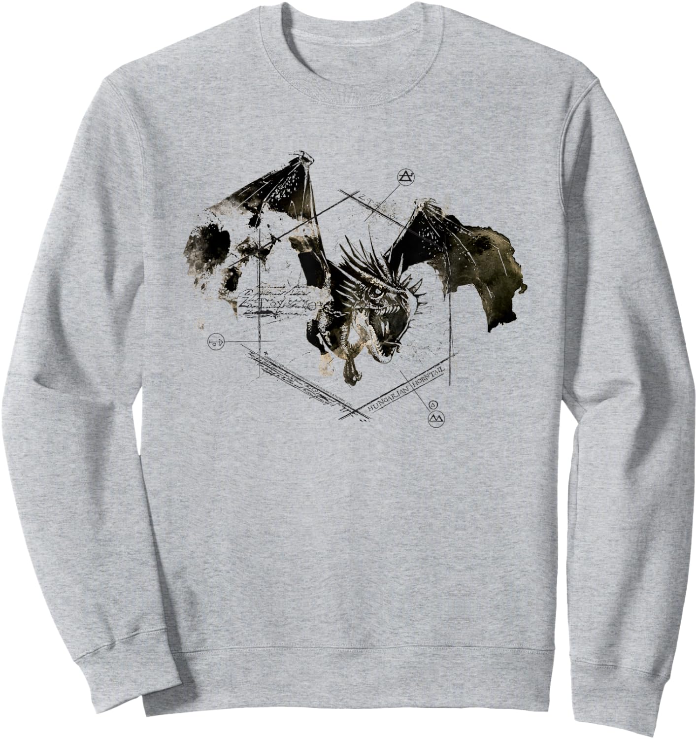 Harry Potter Hungarian Horntail Sweatshirt - Sweatshirt | Ash