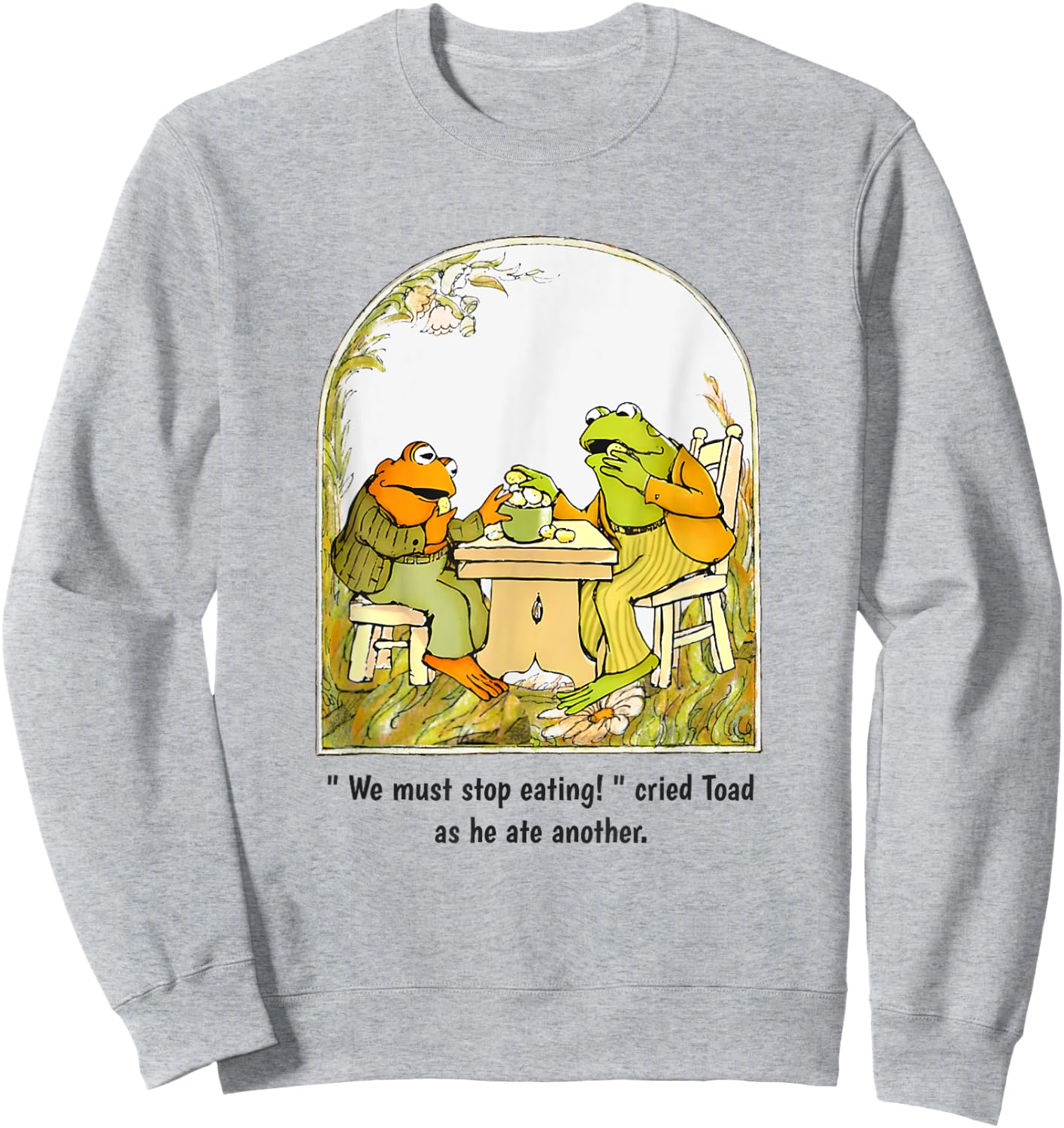 We Must Stop Eating Cried Toad as He Ate Another Frog Meme Sweatshirt - Sweatshirt | Ash