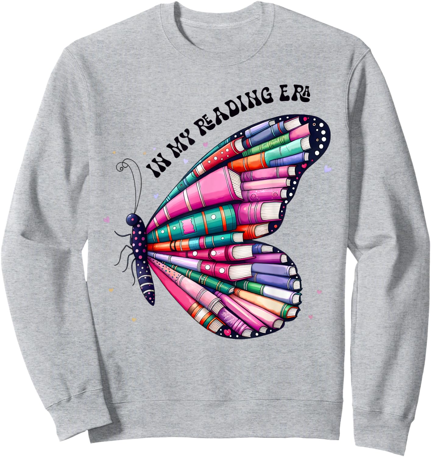 In My Reading Era Shirt,Book Shelf In My Reading Era Teacher Sweatshirt - Sweatshirt | Ash