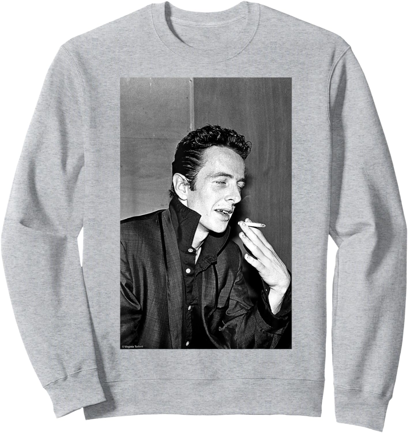 Joe Strummer Of The Clash By Virginia Turbett Sweatshirt - Sweatshirt | Ash