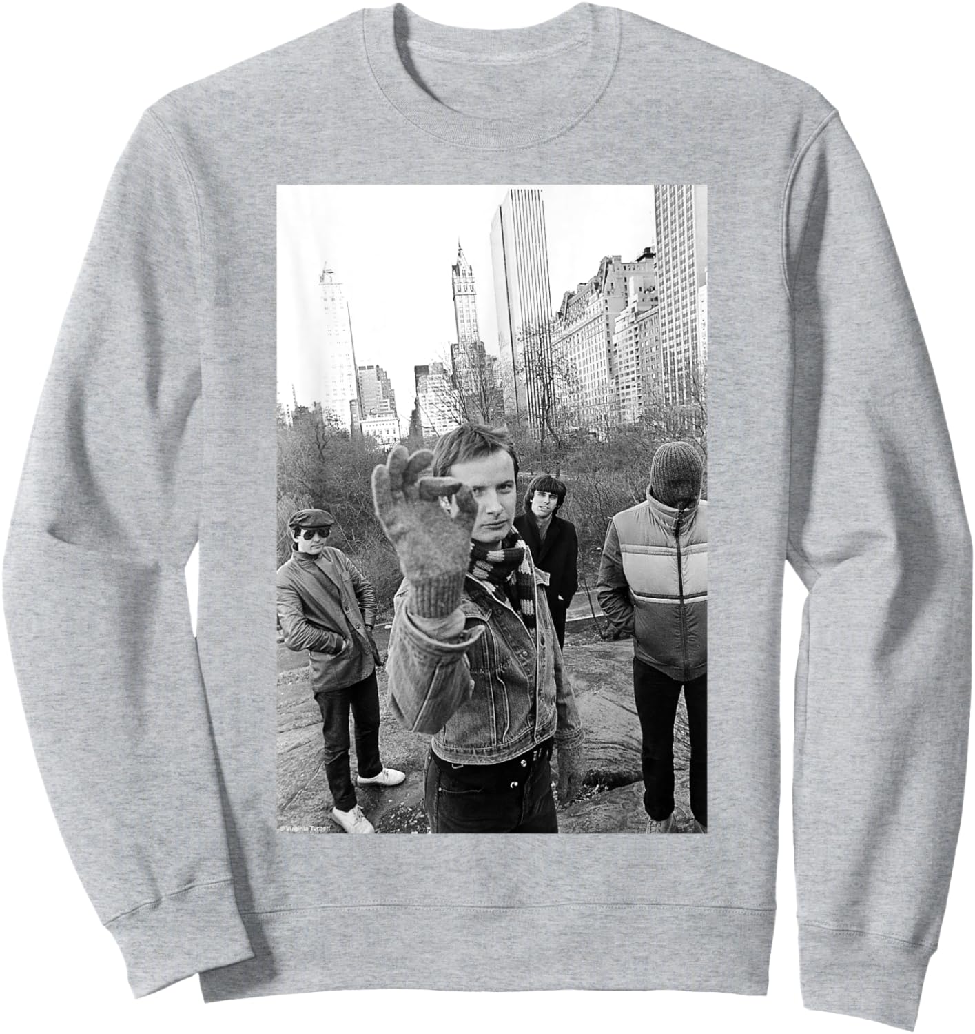 XTC English Rock Band By Virginia Turbett Sweatshirt - Sweatshirt | Ash