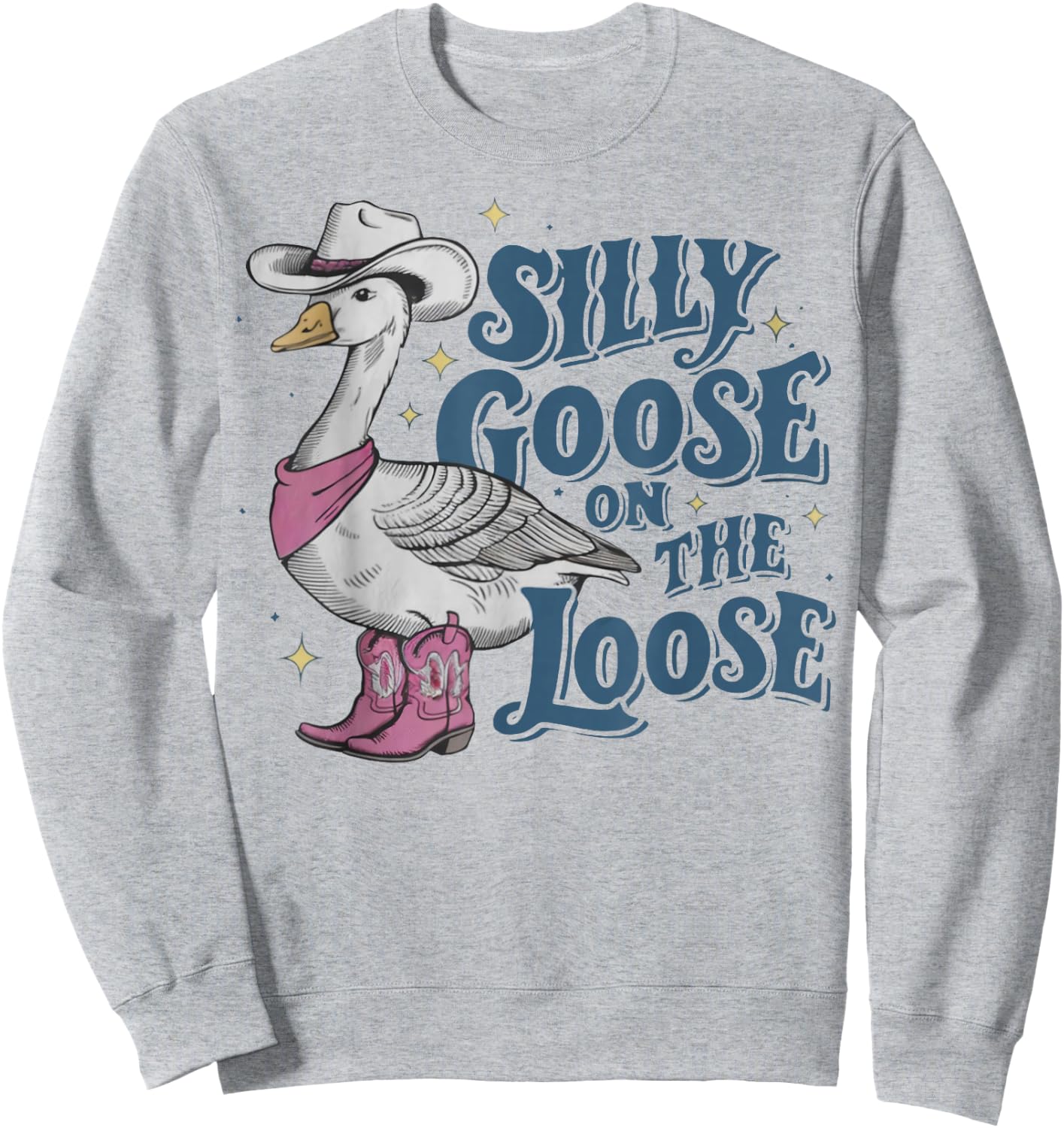 Silly Goose On The Loose Sweatshirt - Sweatshirt | Ash