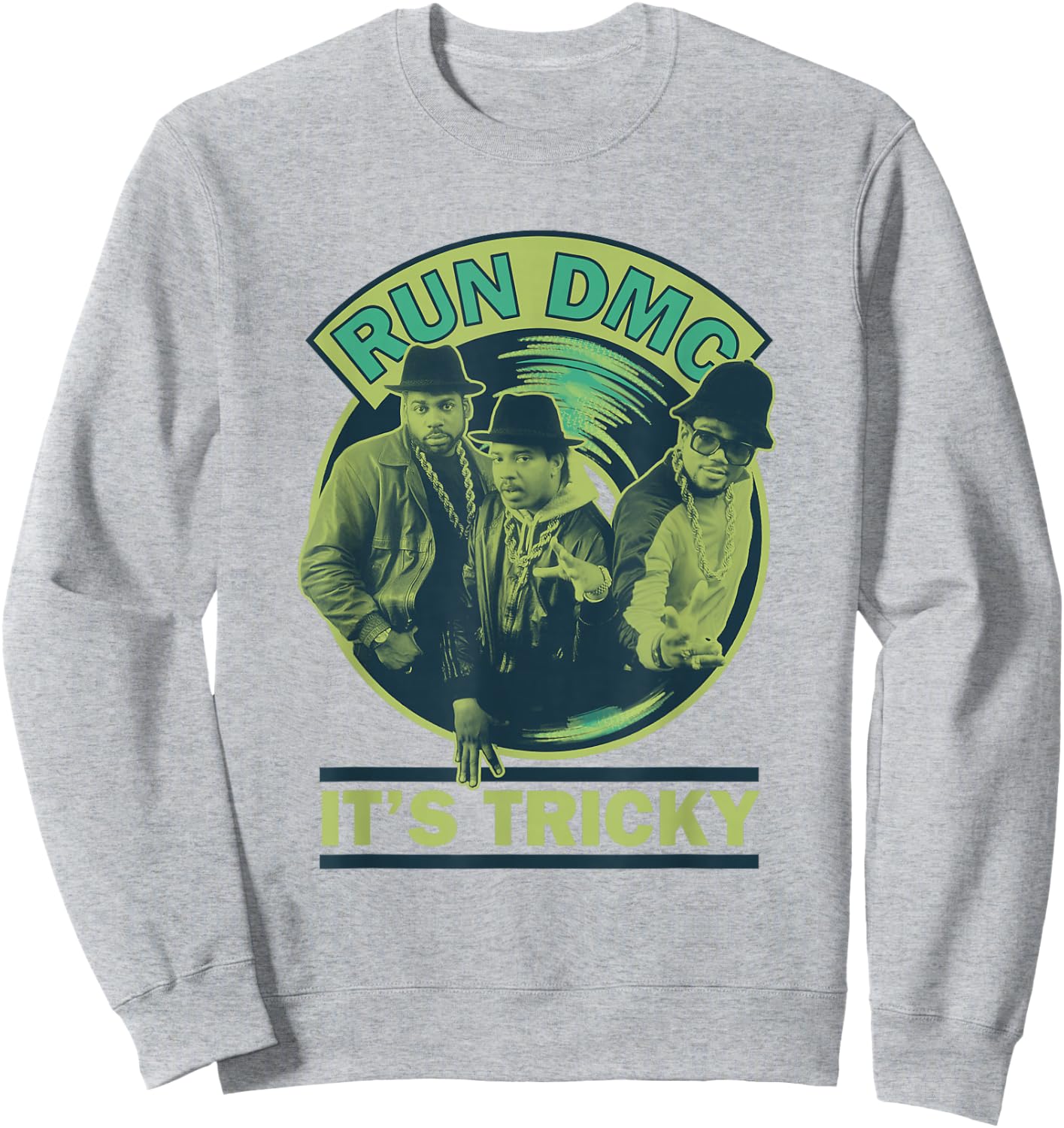 Run DMC It's Tricky Green Sweatshirt - Sweatshirt | Ash