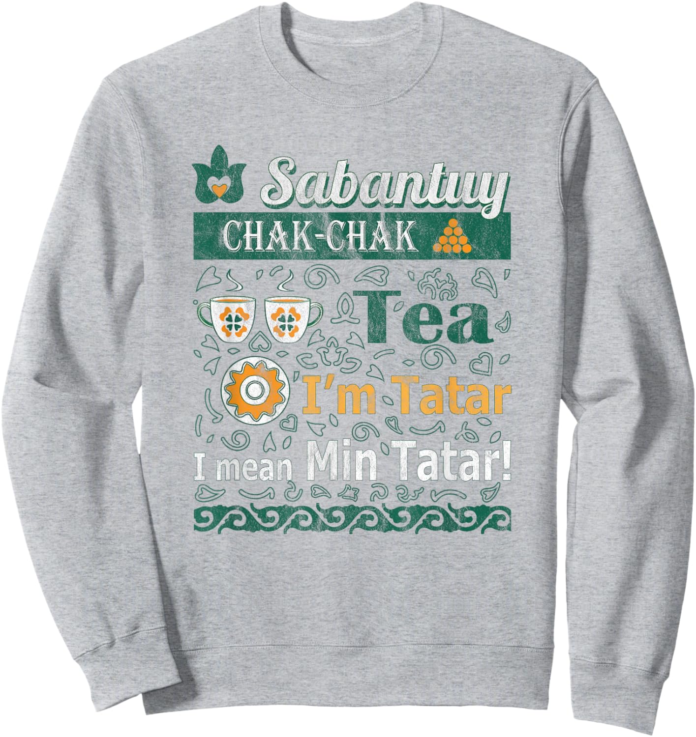 Sabantuy Min TATAR Sweatshirt - Sweatshirt | Ash
