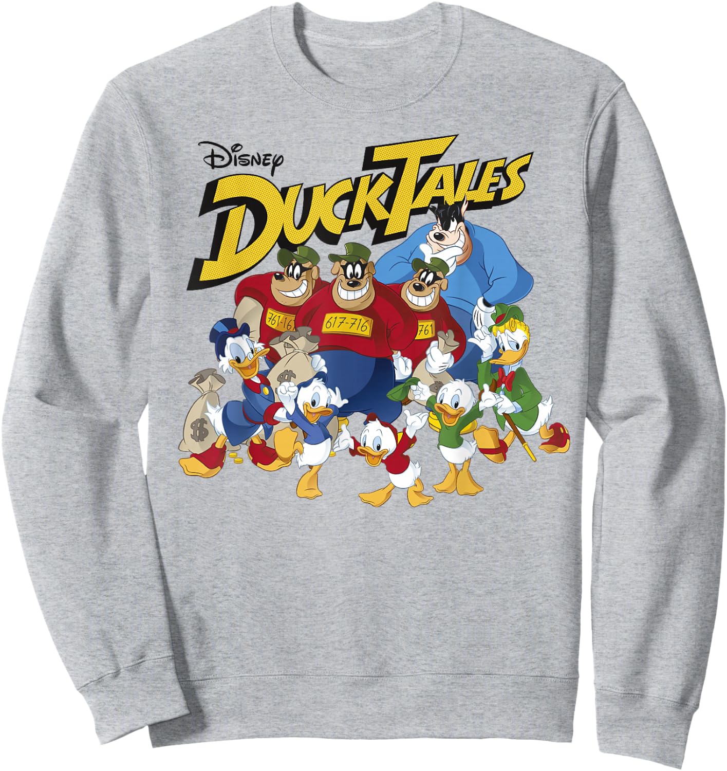 Disney DuckTales Classic Group Shot Sweatshirt - Sweatshirt | Ash