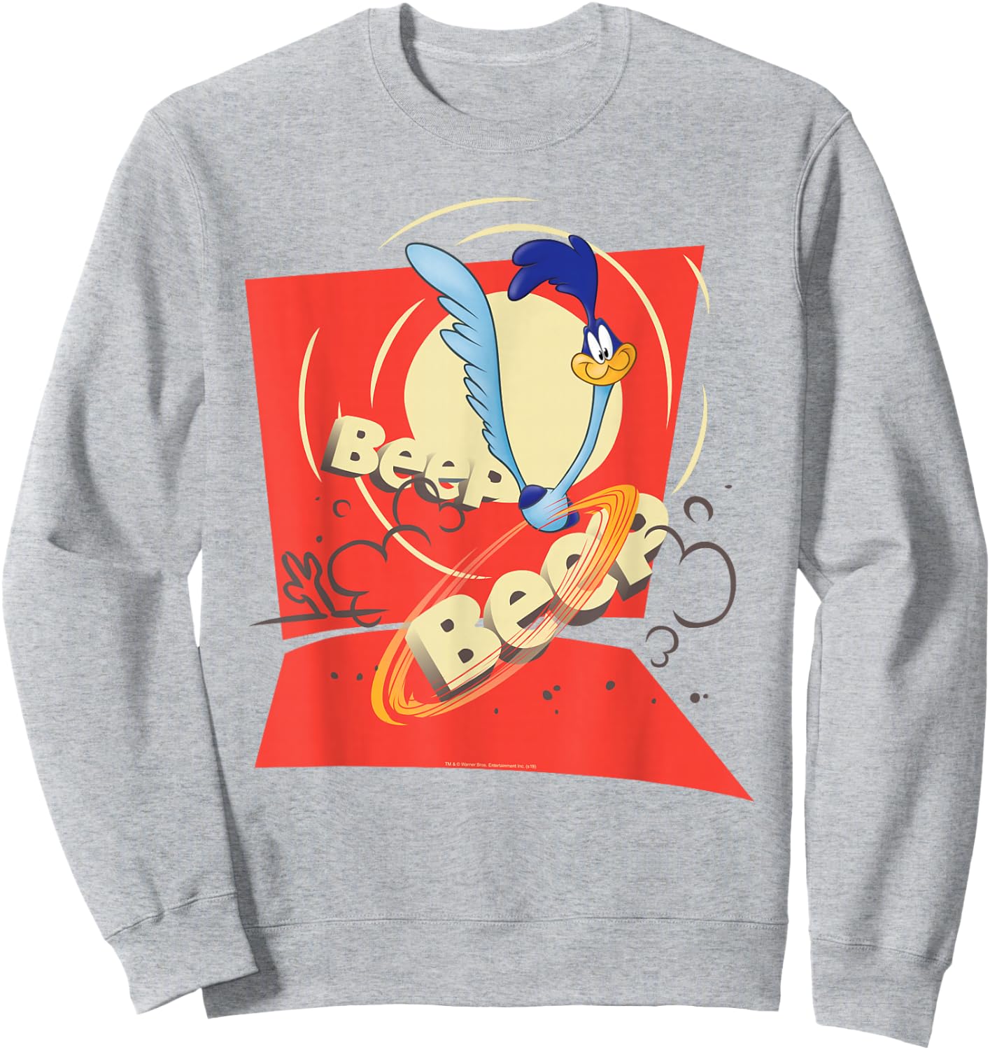 Looney Tunes Roadrunner Beep Beep Sweatshirt - Sweatshirt | Ash
