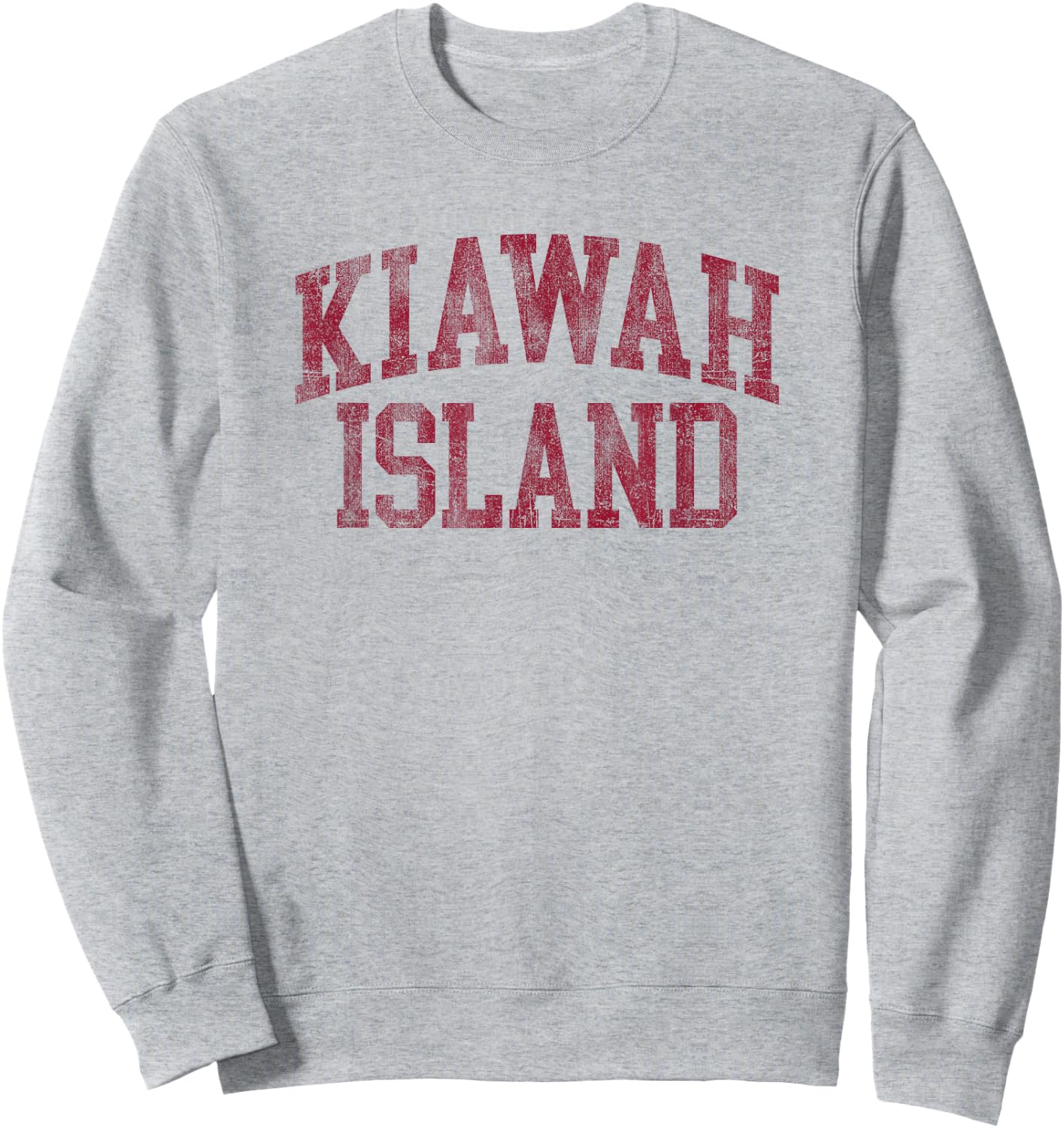 Kiawah Island South Carolina Souvenir Retro Preppy Throwback Sweatshirt - Sweatshirt | Ash