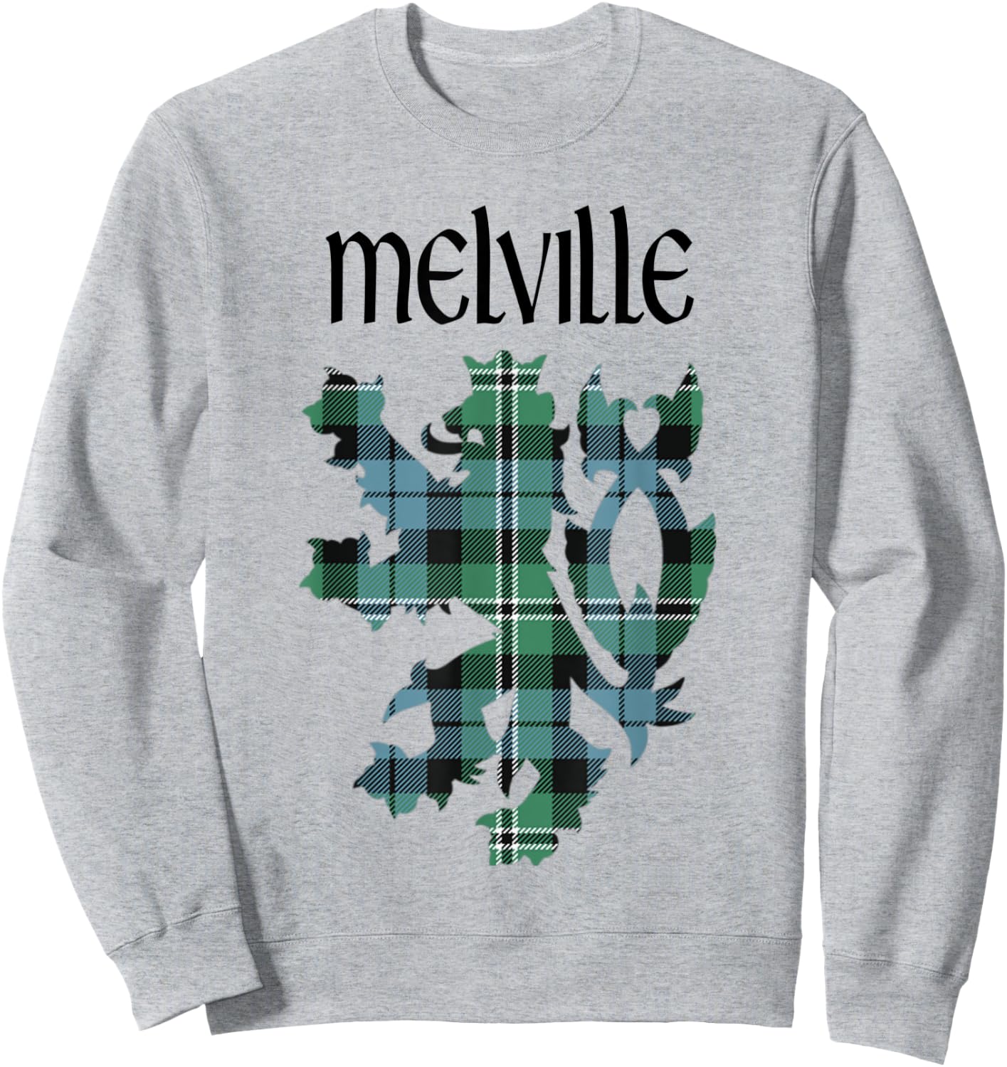 Clan Melville Tartan Scottish Family Name Scotland Pride Sweatshirt - Sweatshirt | Ash