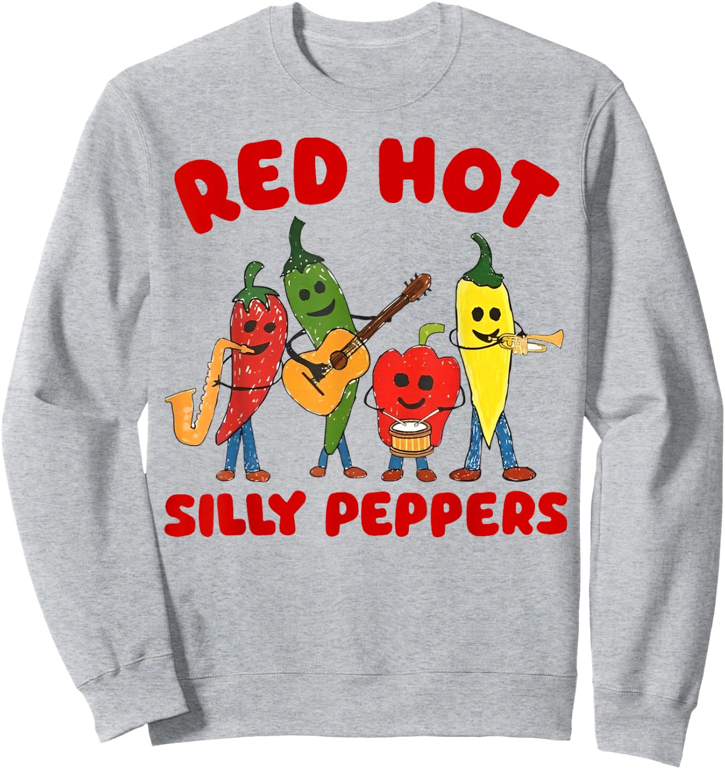 Red Hot Silly Peppers Sweatshirt - Sweatshirt | Ash