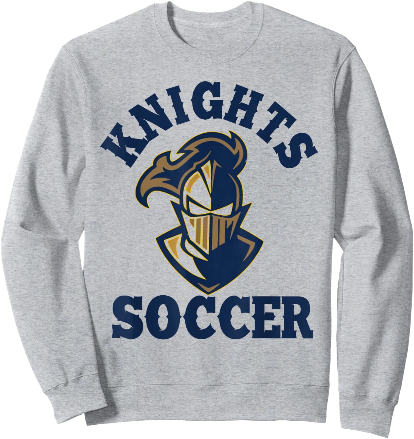 Knights Squad Youth Soccer Fan Sweatshirt - Sweatshirt | Ash