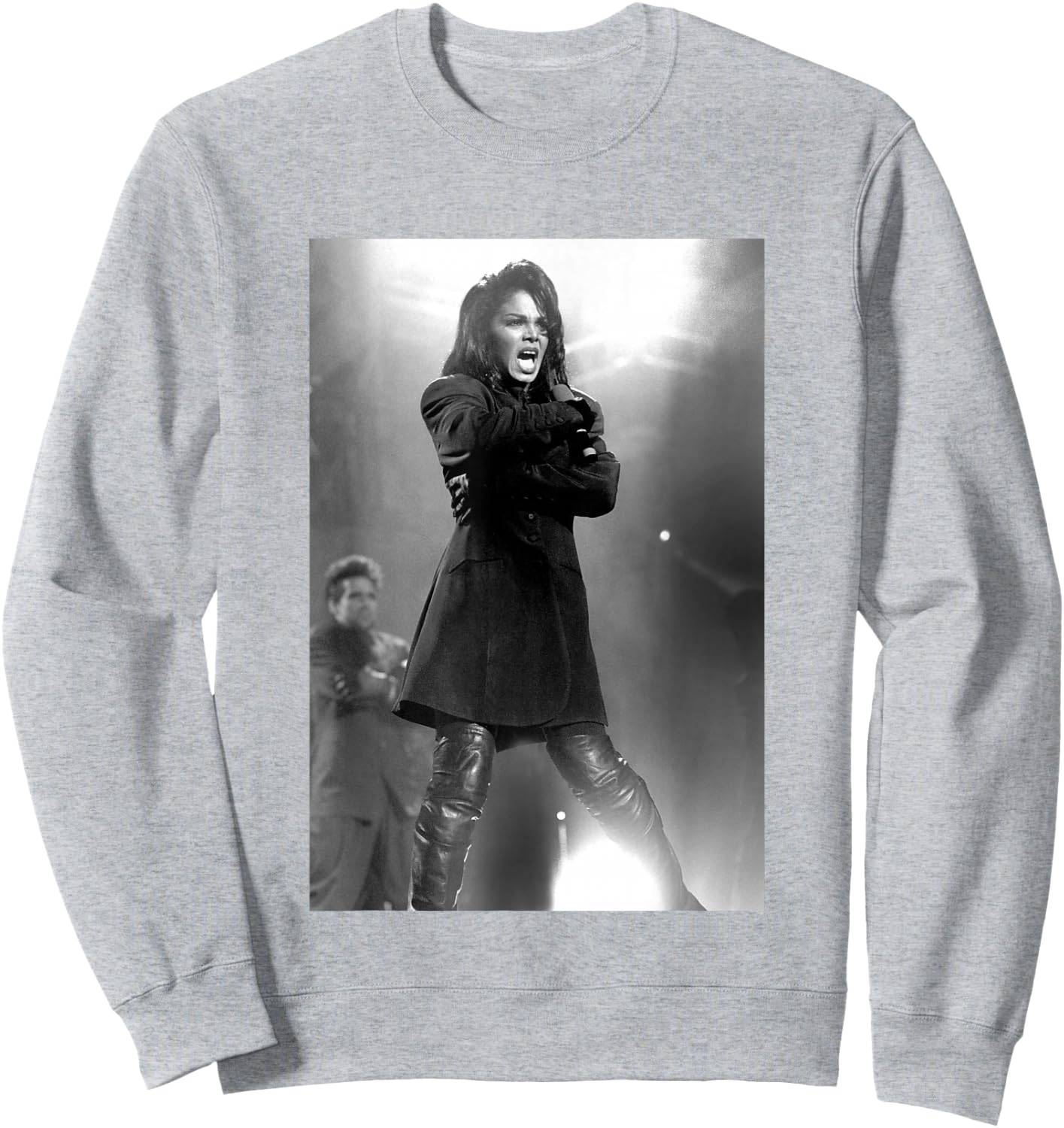 Janet Jackson Singing Live On Stage by Stephen Wright Sweatshirt - Sweatshirt | Ash
