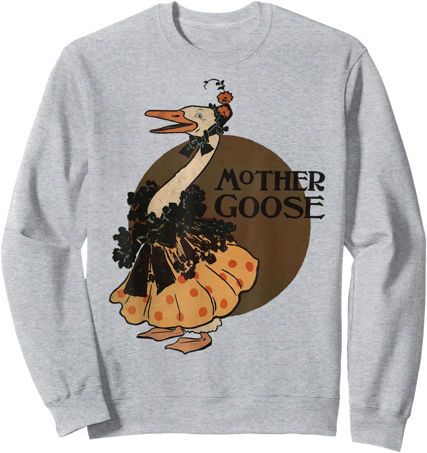Mother Goose Story Cover, for Mothers Day Sweatshirt - Sweatshirt | Ash