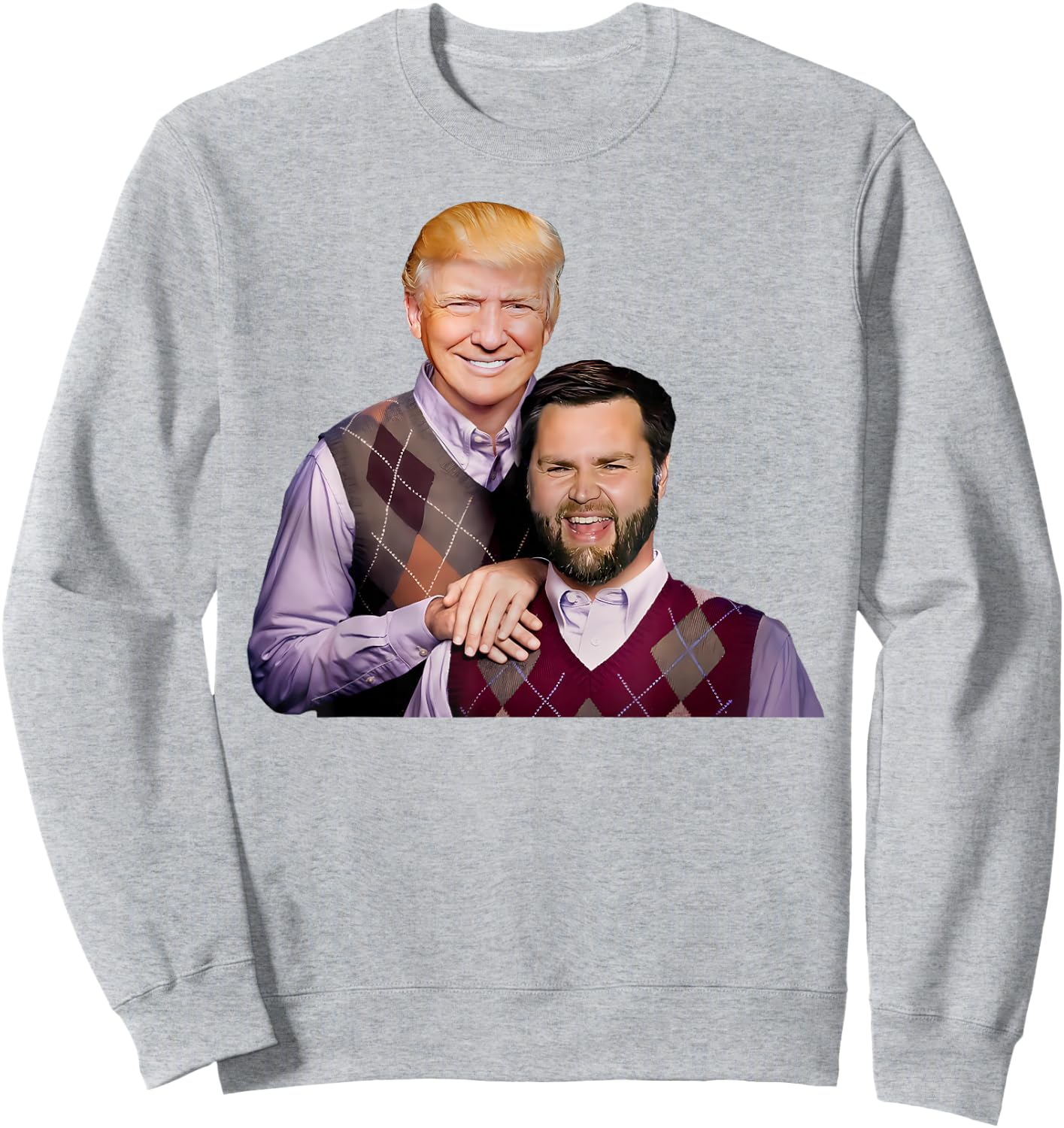 Trump Vance 2024 Brothers Funny Parody Shirt Bros Sweatshirt - Sweatshirt | Ash
