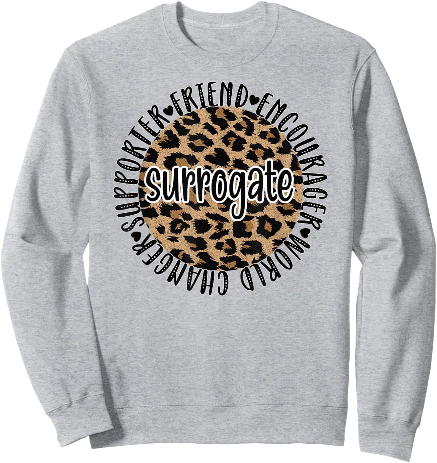 Proud Surrogate Mom IFV Surrogacy Surrogate Mother Sweatshirt - Sweatshirt | Ash