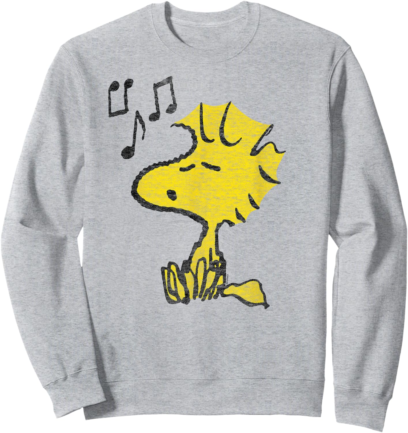 Peanuts - Woodstock Singing Sweatshirt - Sweatshirt | Ash