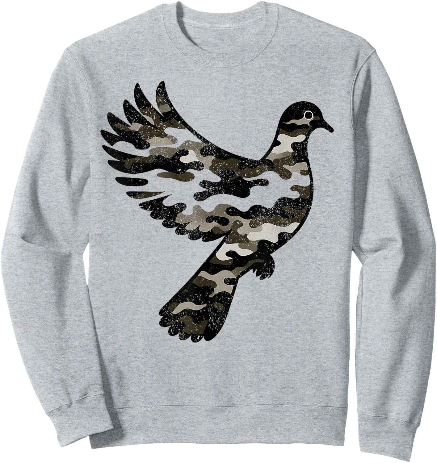 Dove Hunting Season Camouflage Dove Hunter Sweatshirt - Sweatshirt | Ash