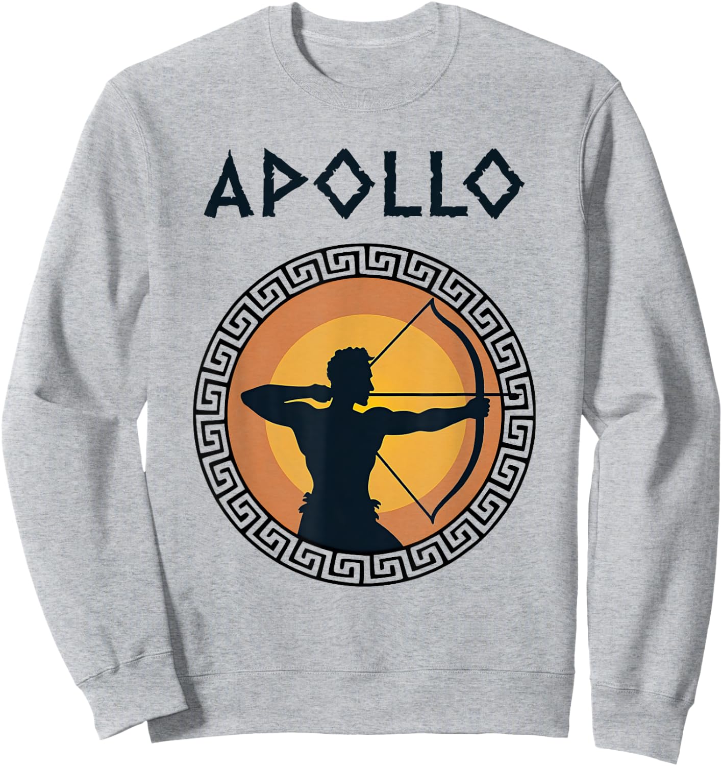 Apollo Ancient Greek God Sweatshirt - Sweatshirt | Ash