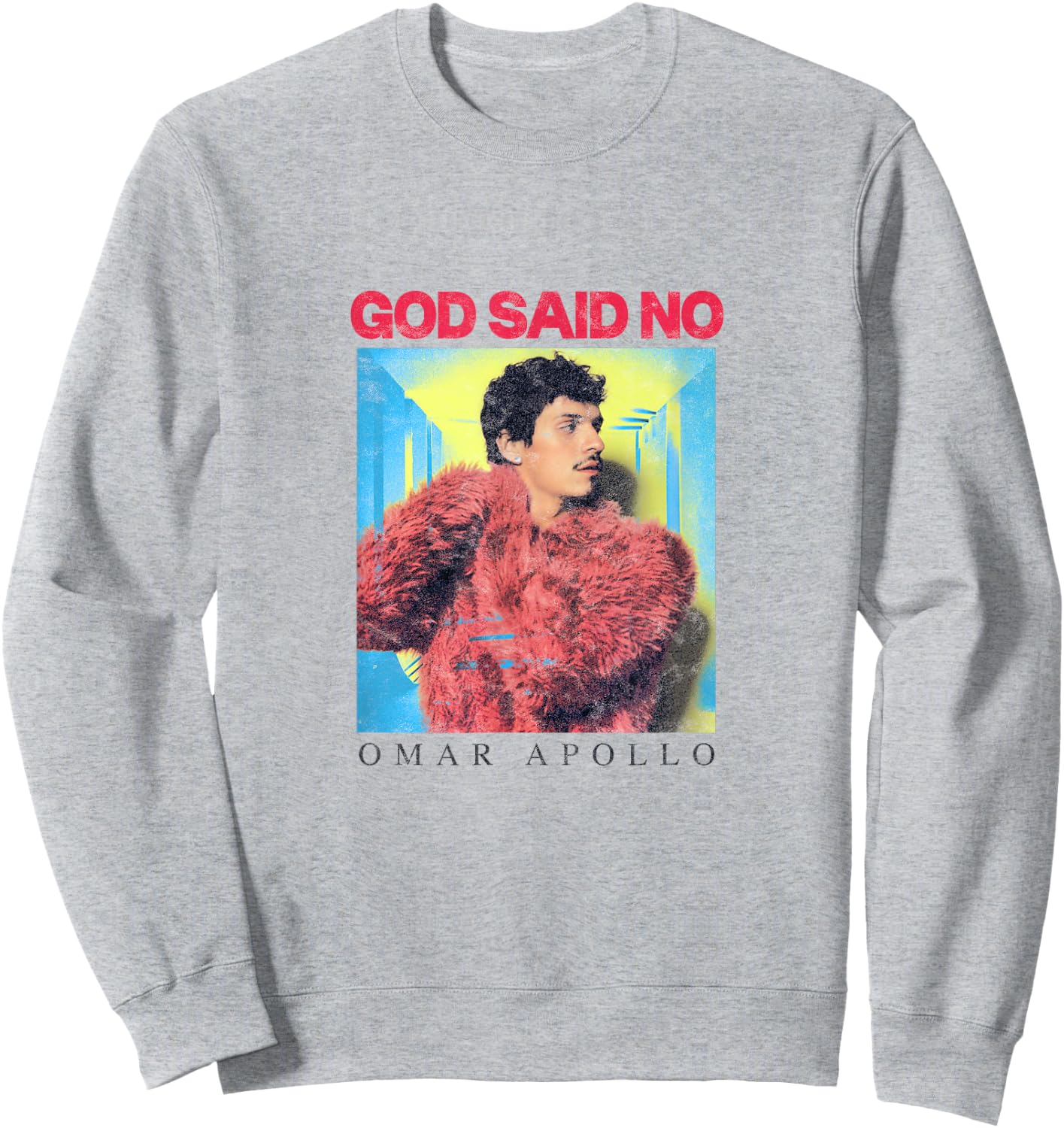 God Said No Box Sweatshirt - Sweatshirt | Ash
