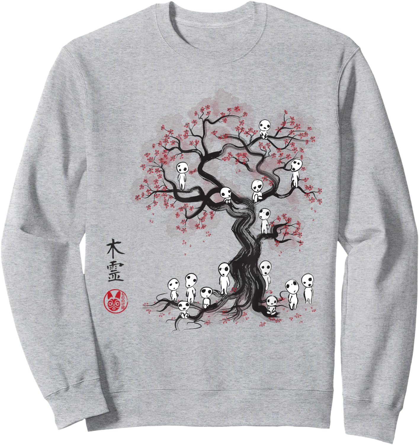 Forest Spirits Sumie Sweatshirt - Sweatshirt | Ash