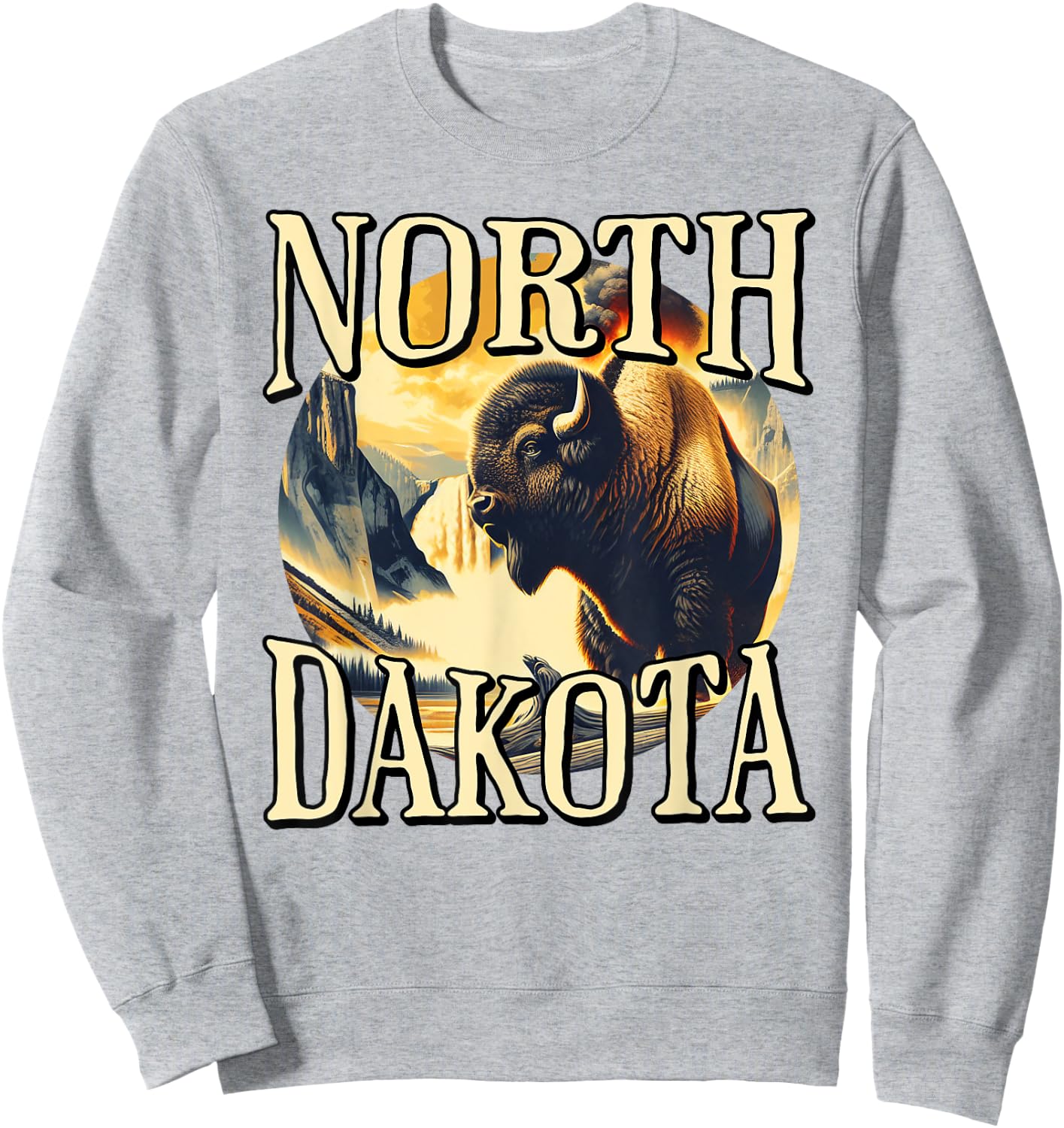 North Dakota Sweatshirt - Sweatshirt | Ash
