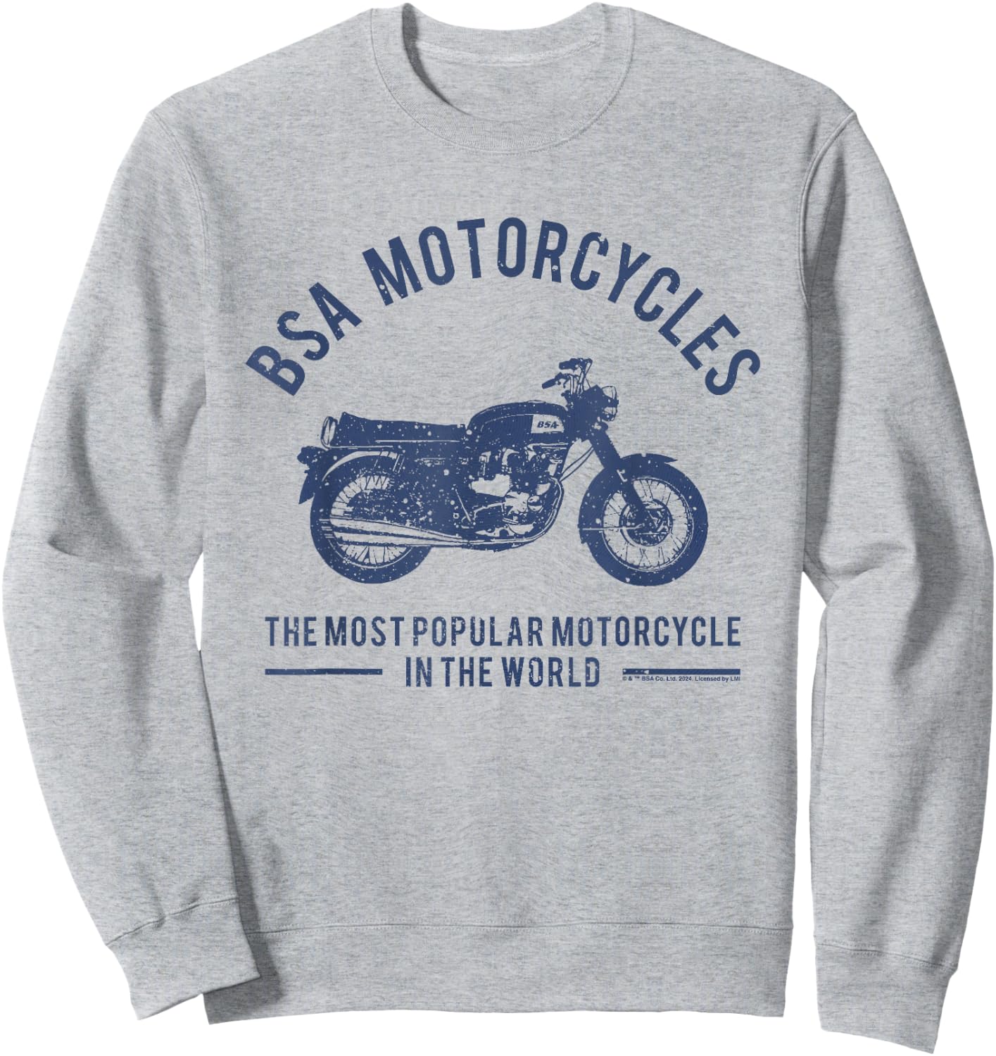 BSA Motorcycles Most Popular In The World Sweatshirt - Sweatshirt | Ash