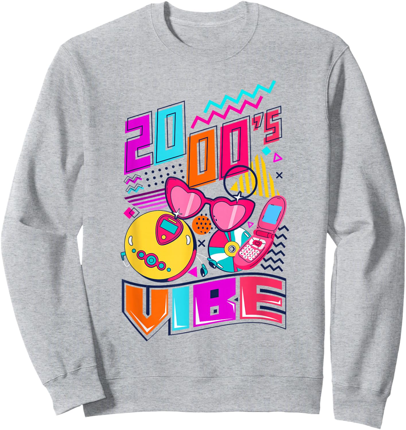 2000's Vibe 2000's Vintage Two-thousands Retro 00s Sweatshirt - Sweatshirt | Ash