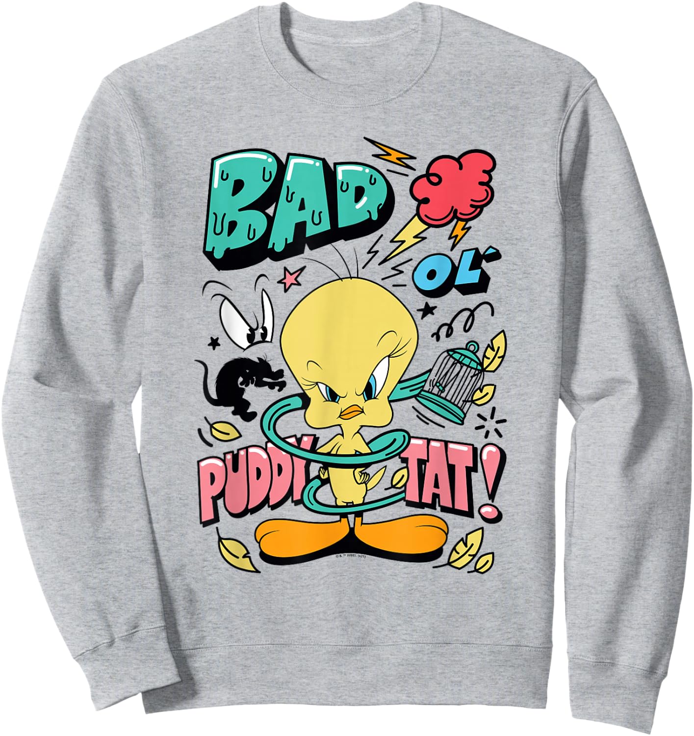 Looney Tunes Sassy Tweety Sweatshirt - Sweatshirt | Ash