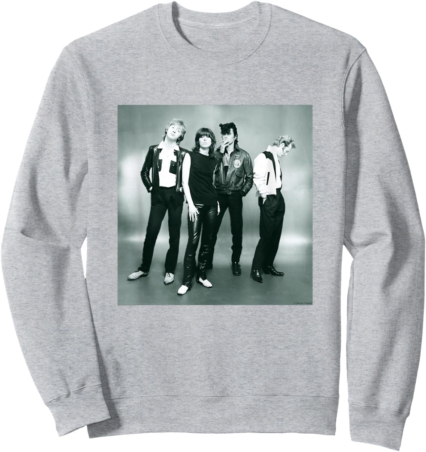 The Pretenders Band Studio Shoot By Simon Fowler Sweatshirt - Sweatshirt | Ash