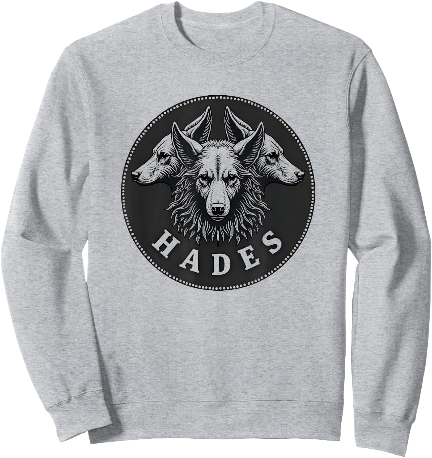 Hades Ancient Greek God Cerberus Sweatshirt - Sweatshirt | Ash