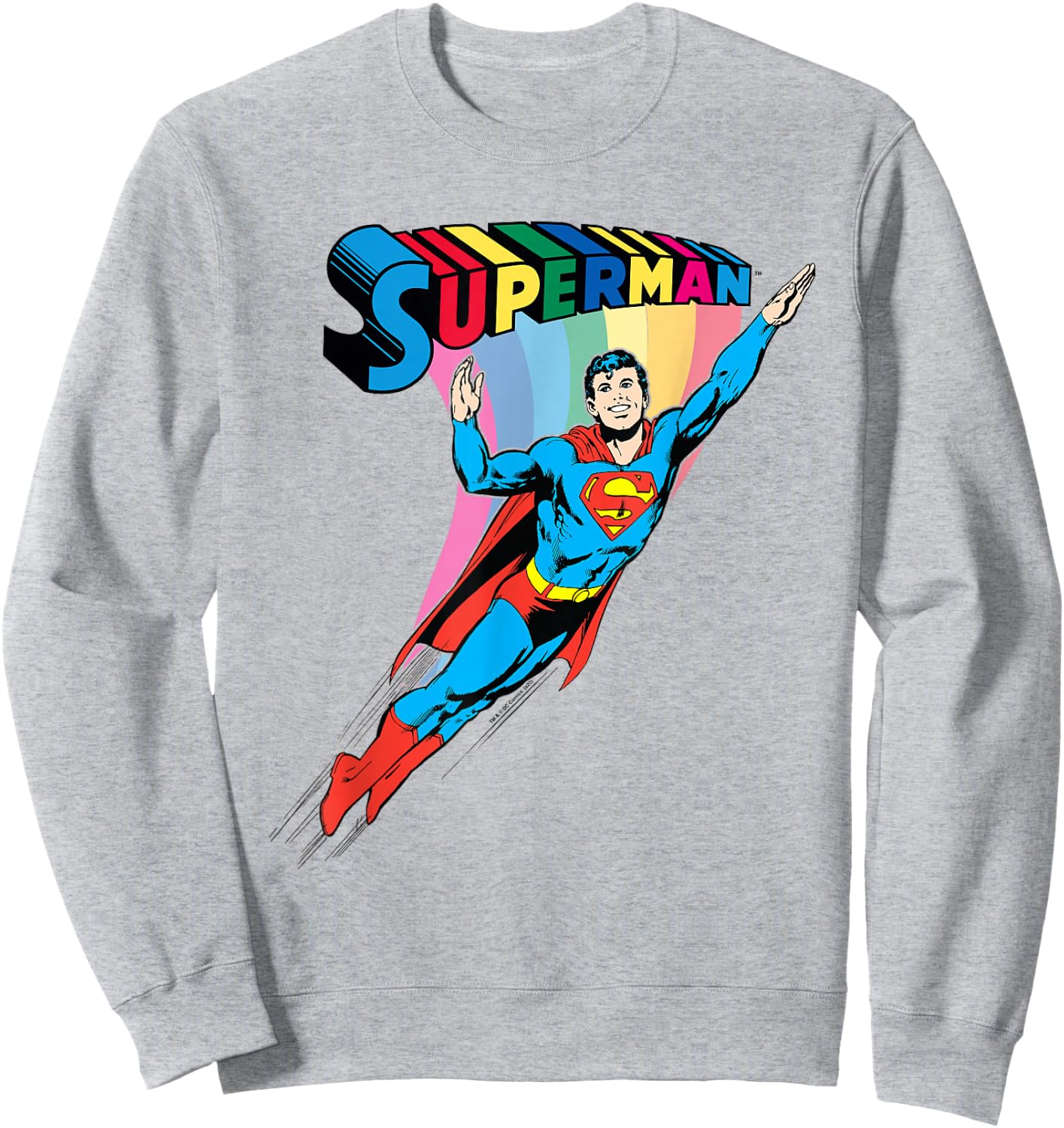 Superman Pride Rainbow Sweatshirt - Sweatshirt | Ash