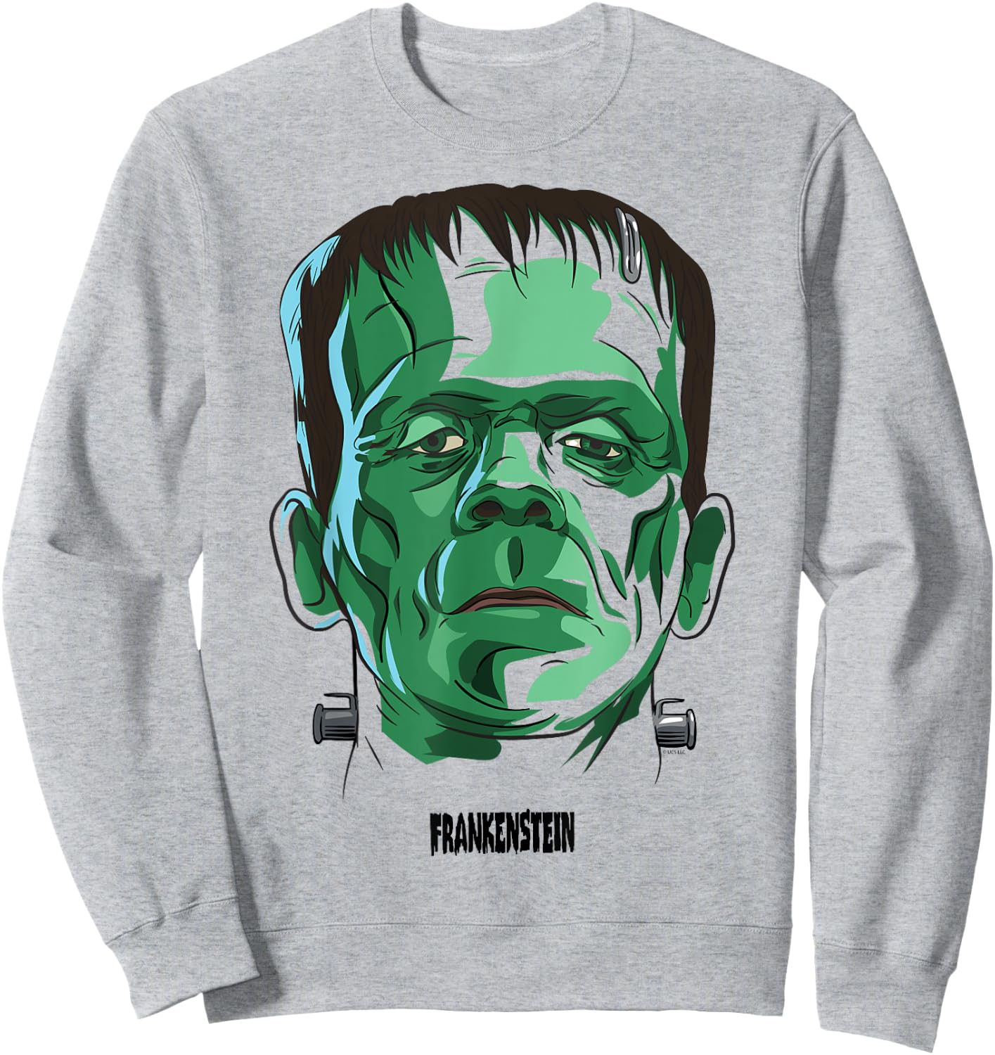 Universal Monsters Frankenstein Big Face Sweatshirt - Sweatshirt | Ash