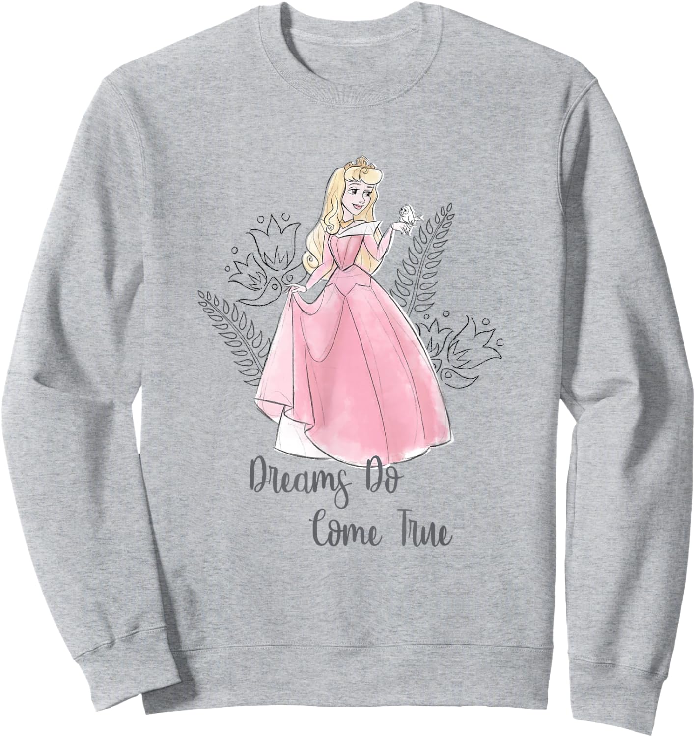 Disney Sleeping Beauty Aurora Princess Dreams Come True Sweatshirt - Sweatshirt | Ash