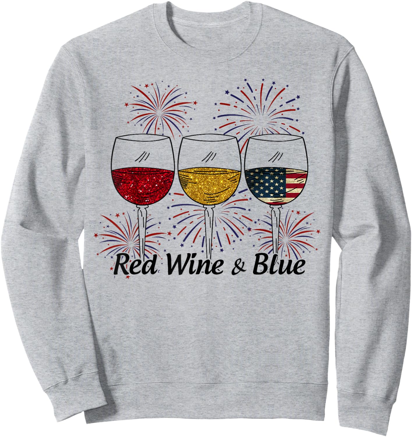 Red Wine & Blue Sweatshirt - Sweatshirt | Ash