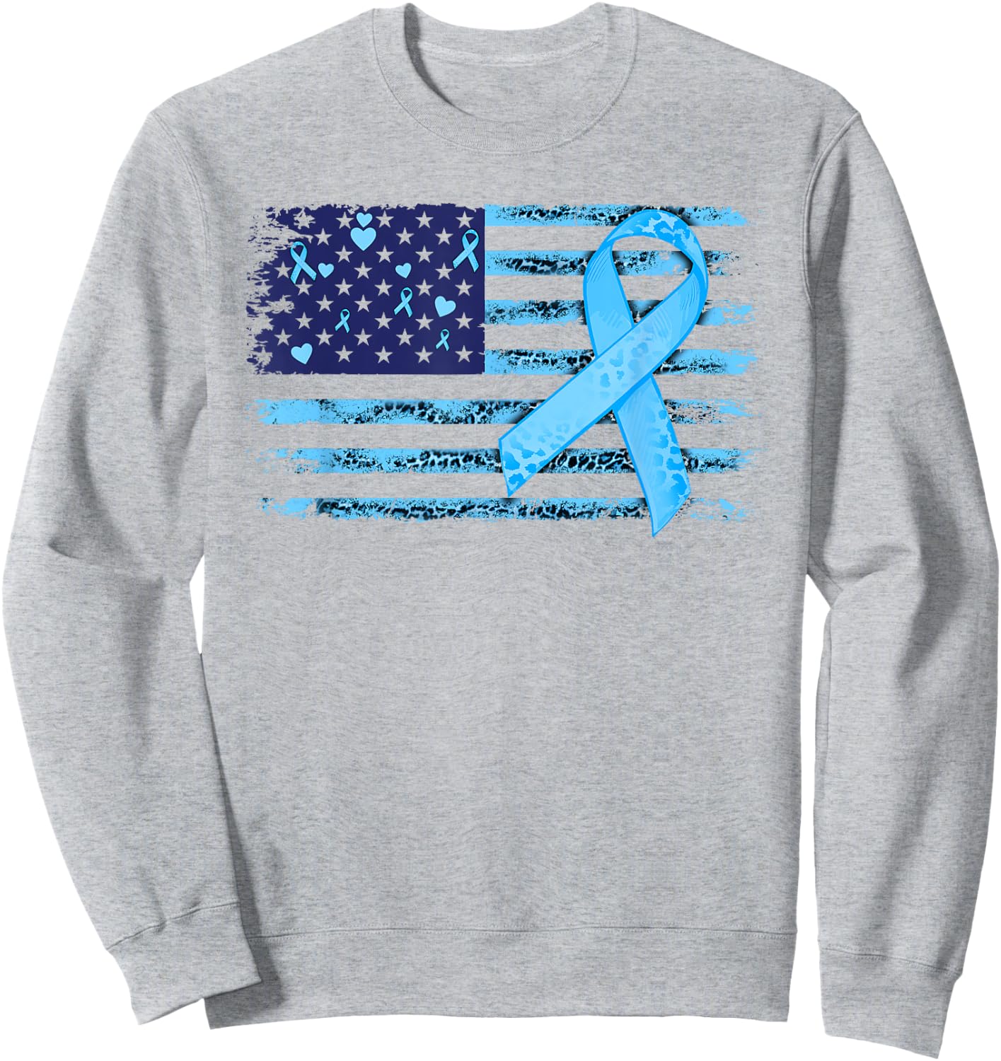 Prostate Cancer Awareness Sweatshirt - Sweatshirt | Ash