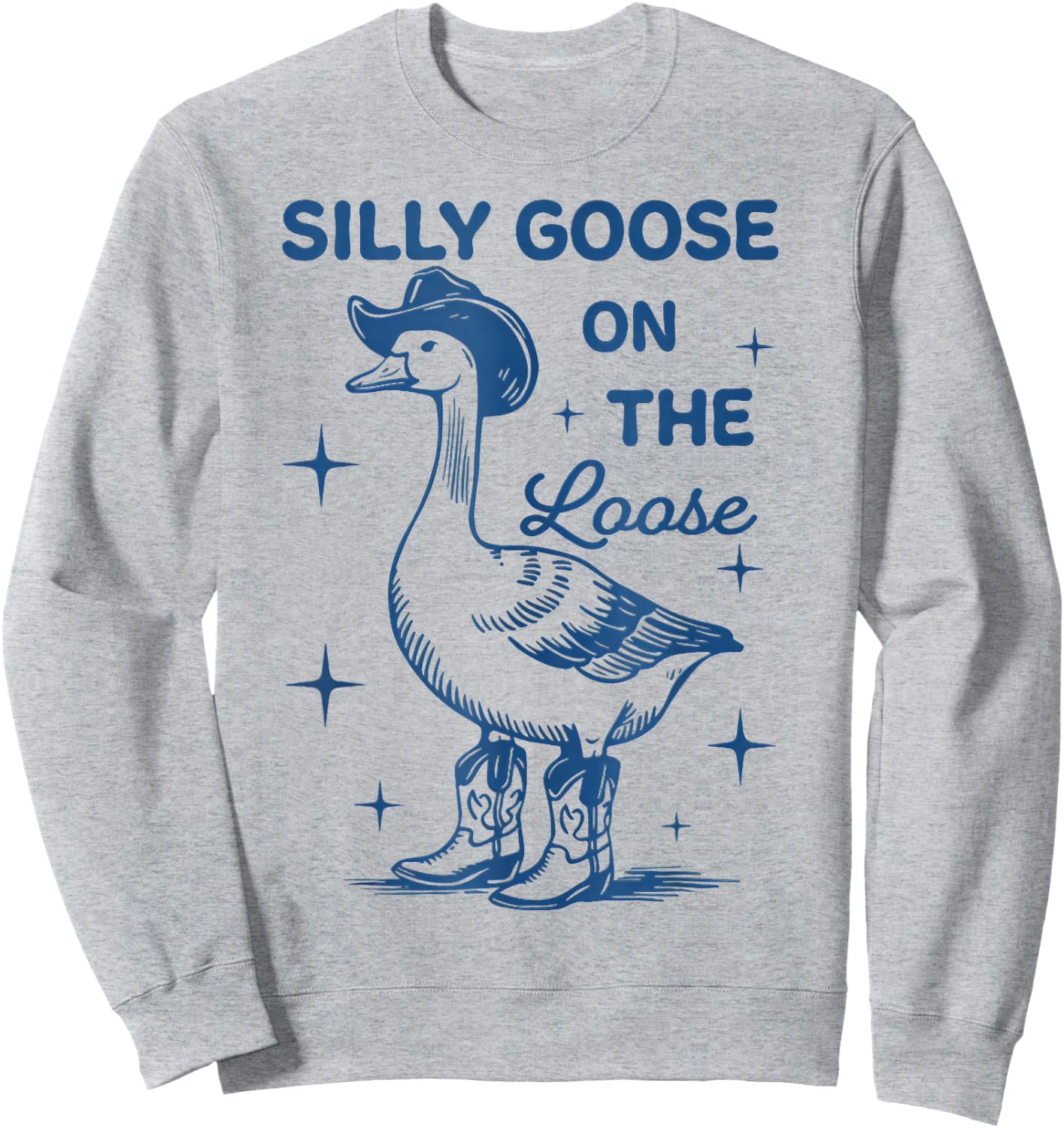 Silly Goose On The Loose Sweatshirt - Sweatshirt | Ash