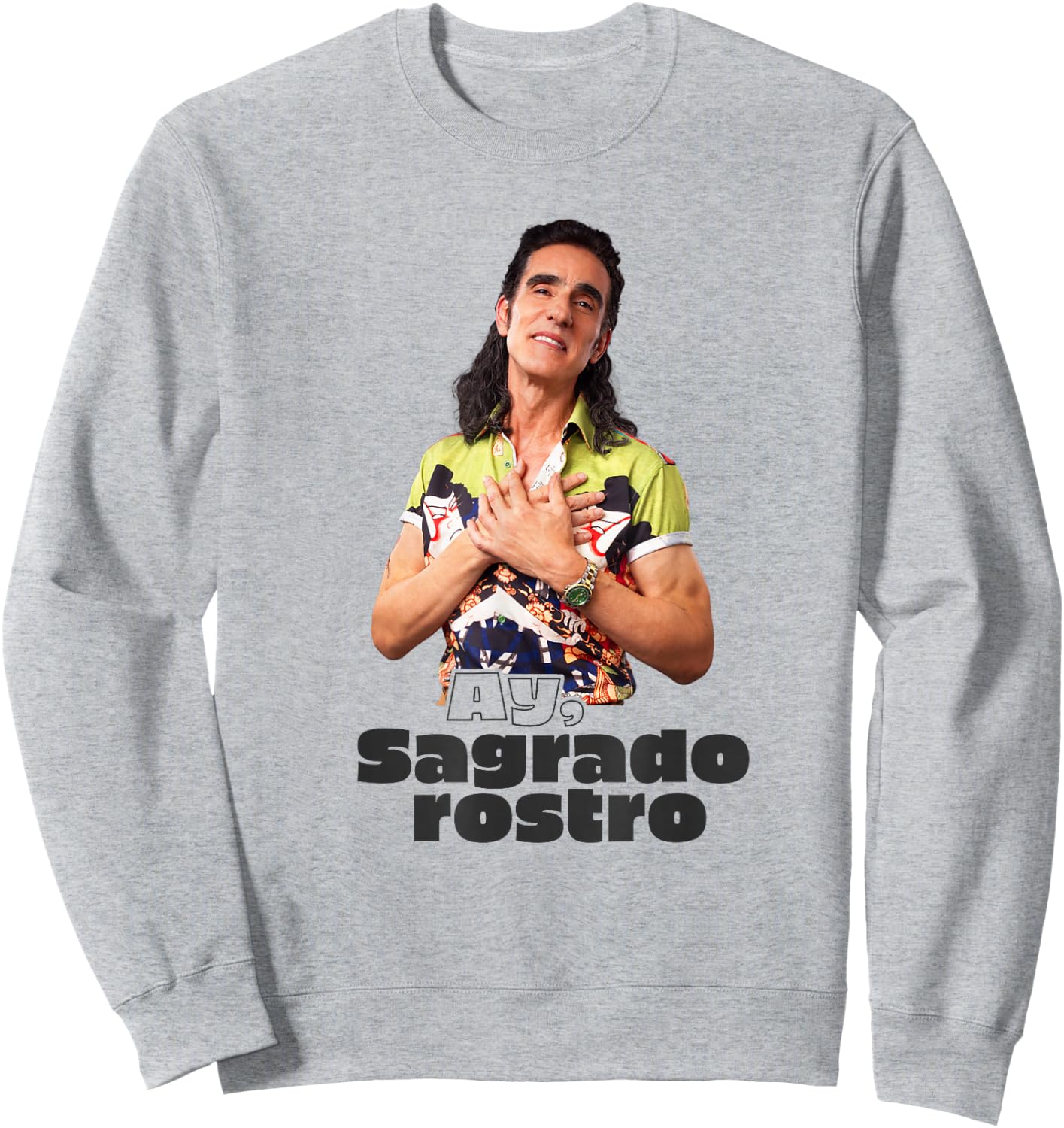 Pedro El Escamoso - Sagrado Rostro Sweatshirt - Sweatshirt | Ash