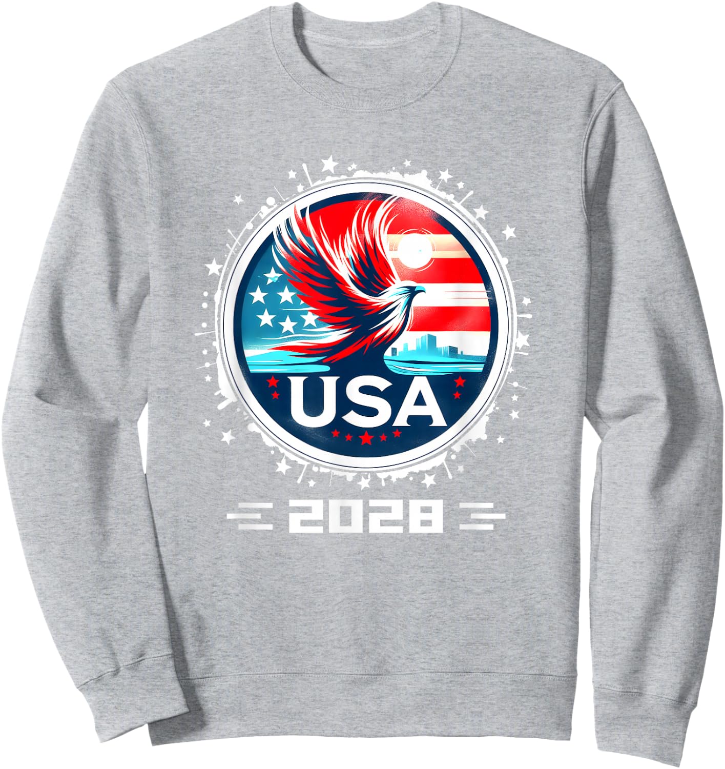 USA 2028 Go United States Sport USA Team 2028 USA Sweatshirt - Sweatshirt | Ash