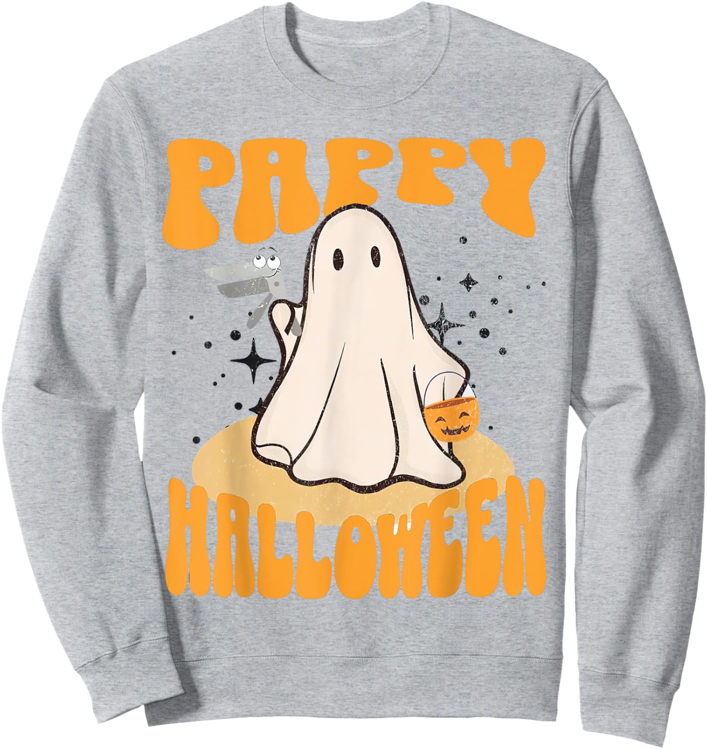 Halloween OBGYN Nurse, Pappy Halloween Ghost With Speculum Sweatshirt - Sweatshirt | Ash