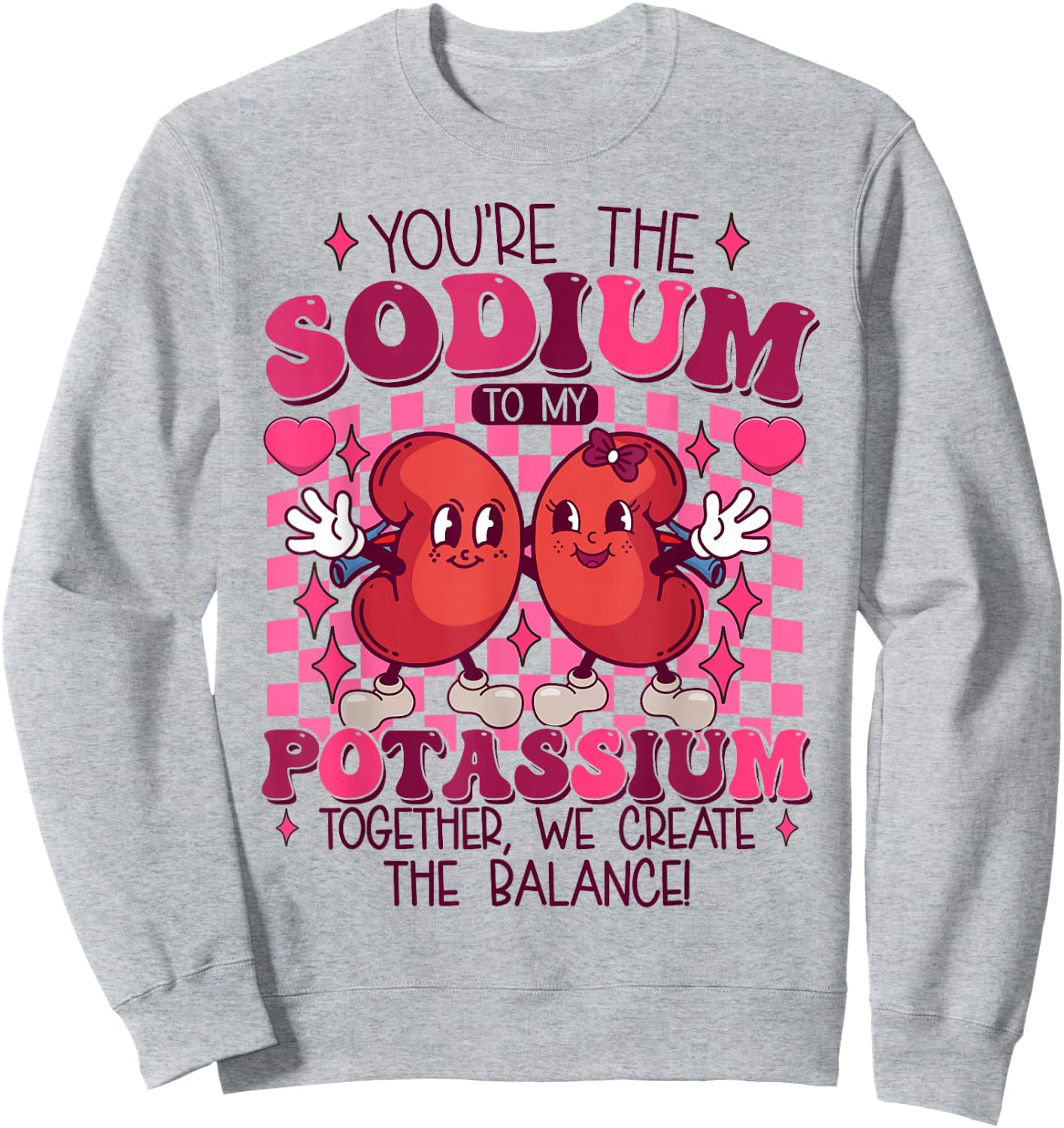 Dialysis Tech Valentine - Funny Dialysis Valentine - Women's Casual Valentine's Day Nurse - Blue, Small Sweatshirt - Sweatshirt | Ash