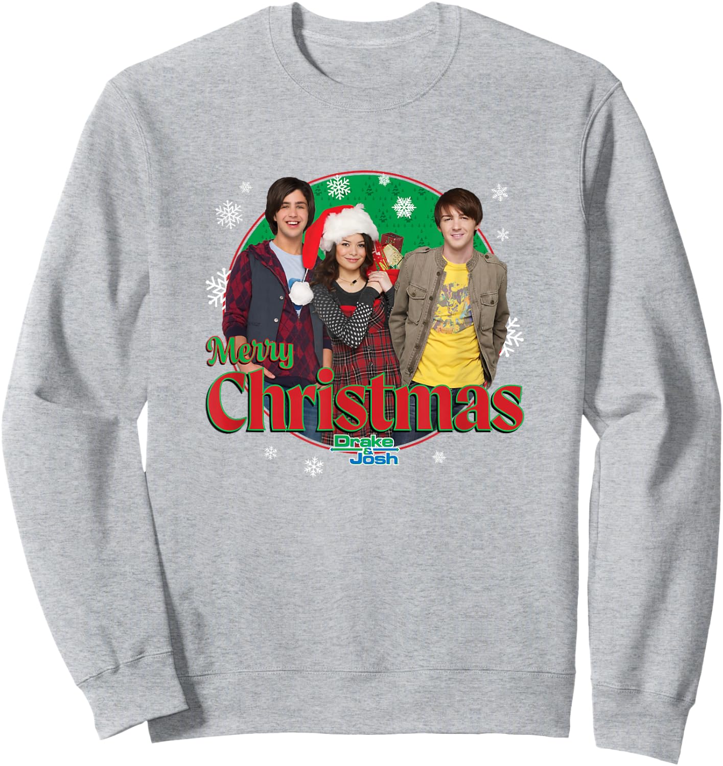 Drake and Josh Christmas Merry X-Mas Drake, Josh & Megan Sweatshirt - Sweatshirt | Ash