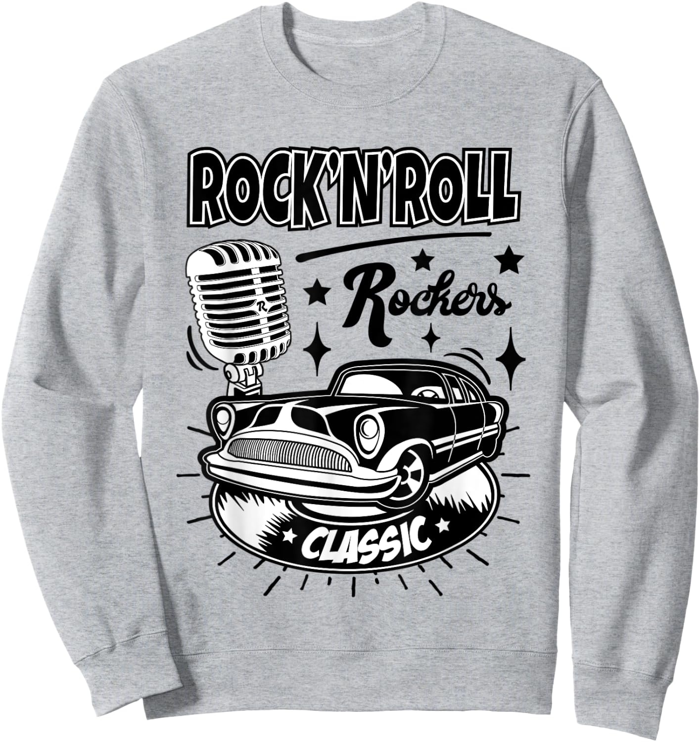1950s Sock Hop Women Men Rockabilly 50s Costume Doo Wop 60s Sweatshirt - Sweatshirt | Ash