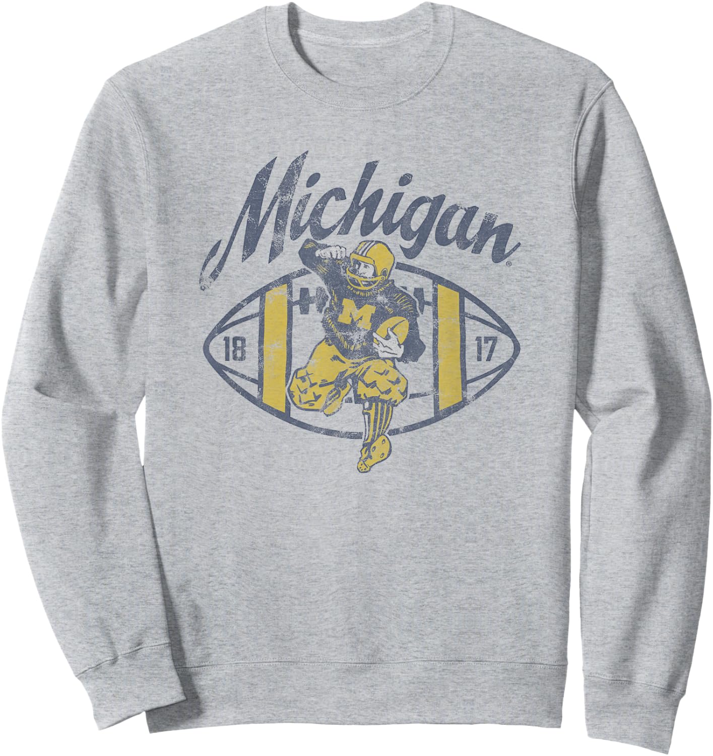 University of Michigan Wolverines U of M Spirit Collection Sweatshirt - Sweatshirt | Ash