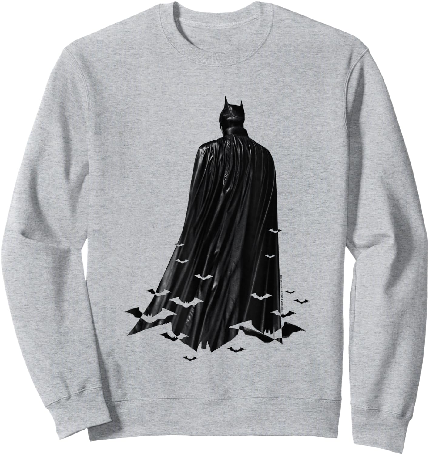 The Batman Bat Cape Sweatshirt - Sweatshirt | Ash