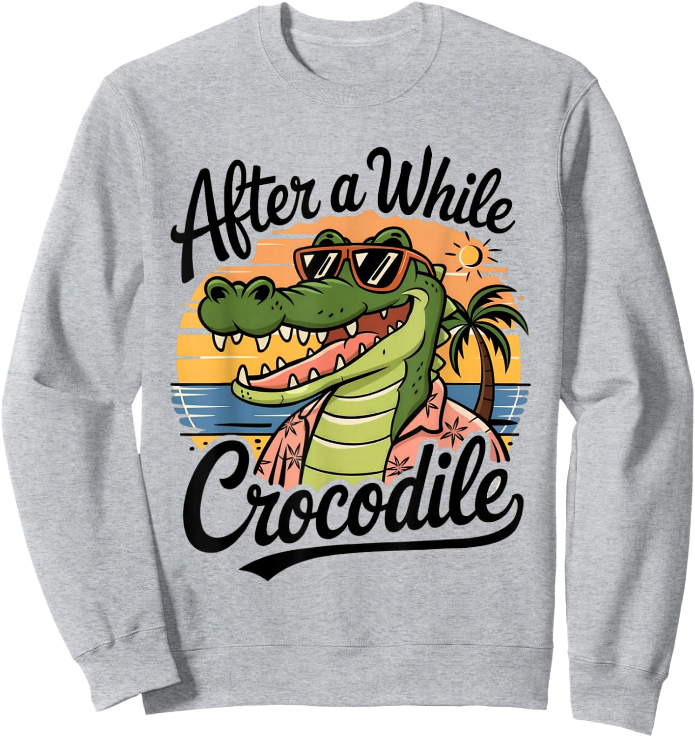 After A While Crocodile Sweatshirt - Sweatshirt | Ash